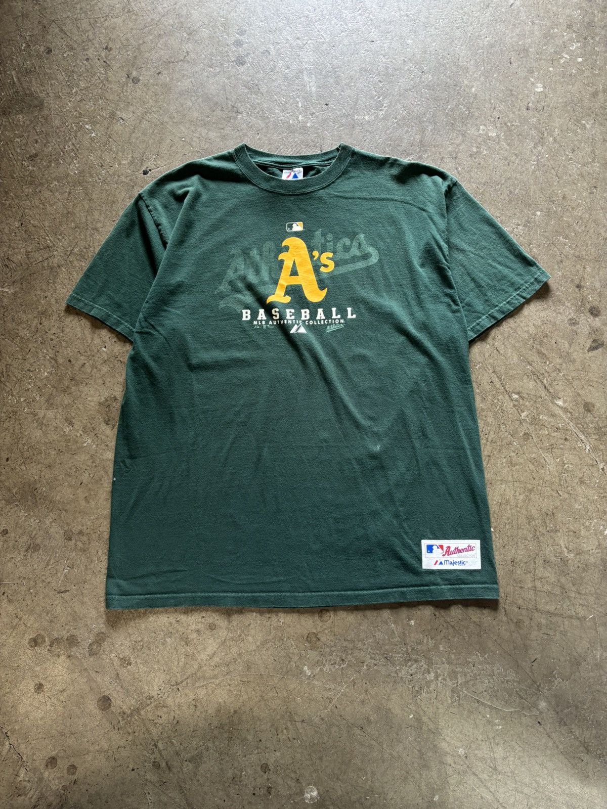 MLB Oakland Athletic As Green T Shirt Size US XL / EU 56 / 4 - 1 Thumbnail