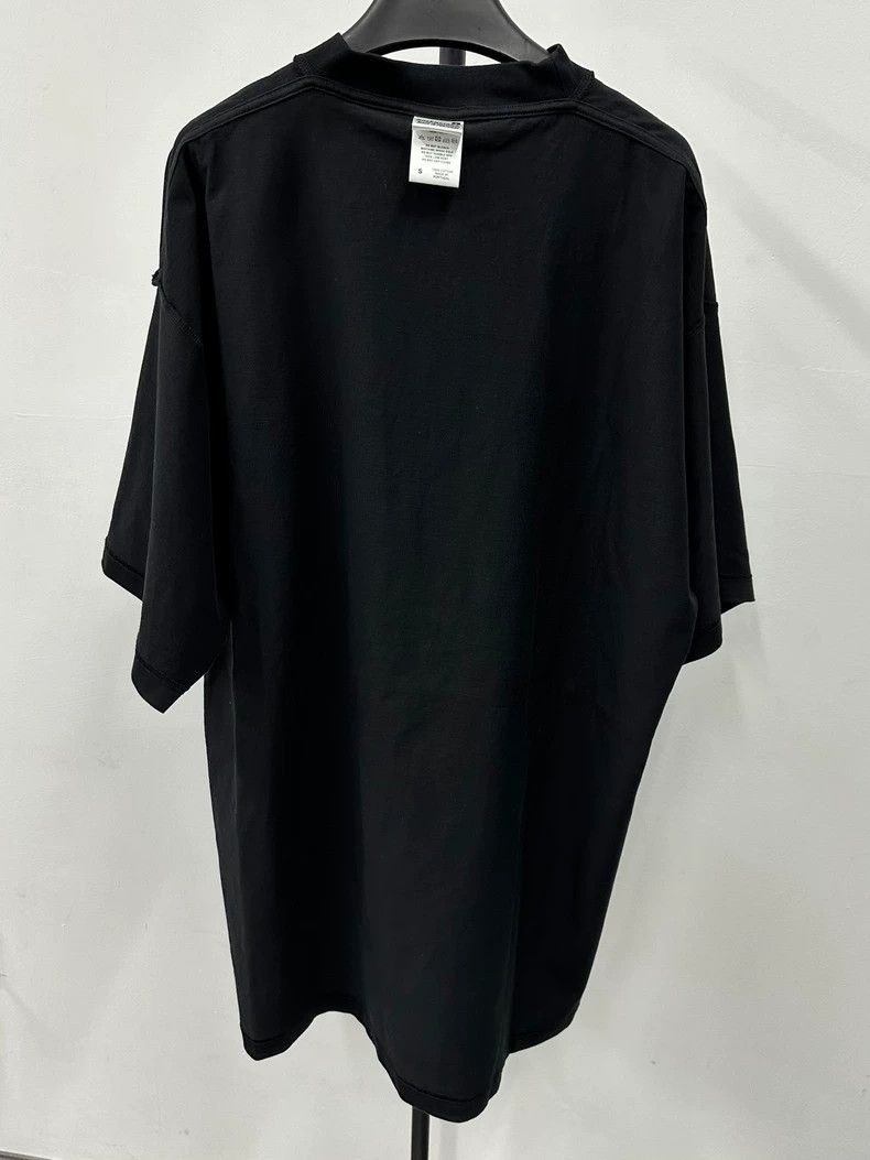 Balenciaga Balenciaga 24 SS mirror embroidered logo short sleeve 2504- Size US L / EU 52-54 / 3 - 2 Thumbnail