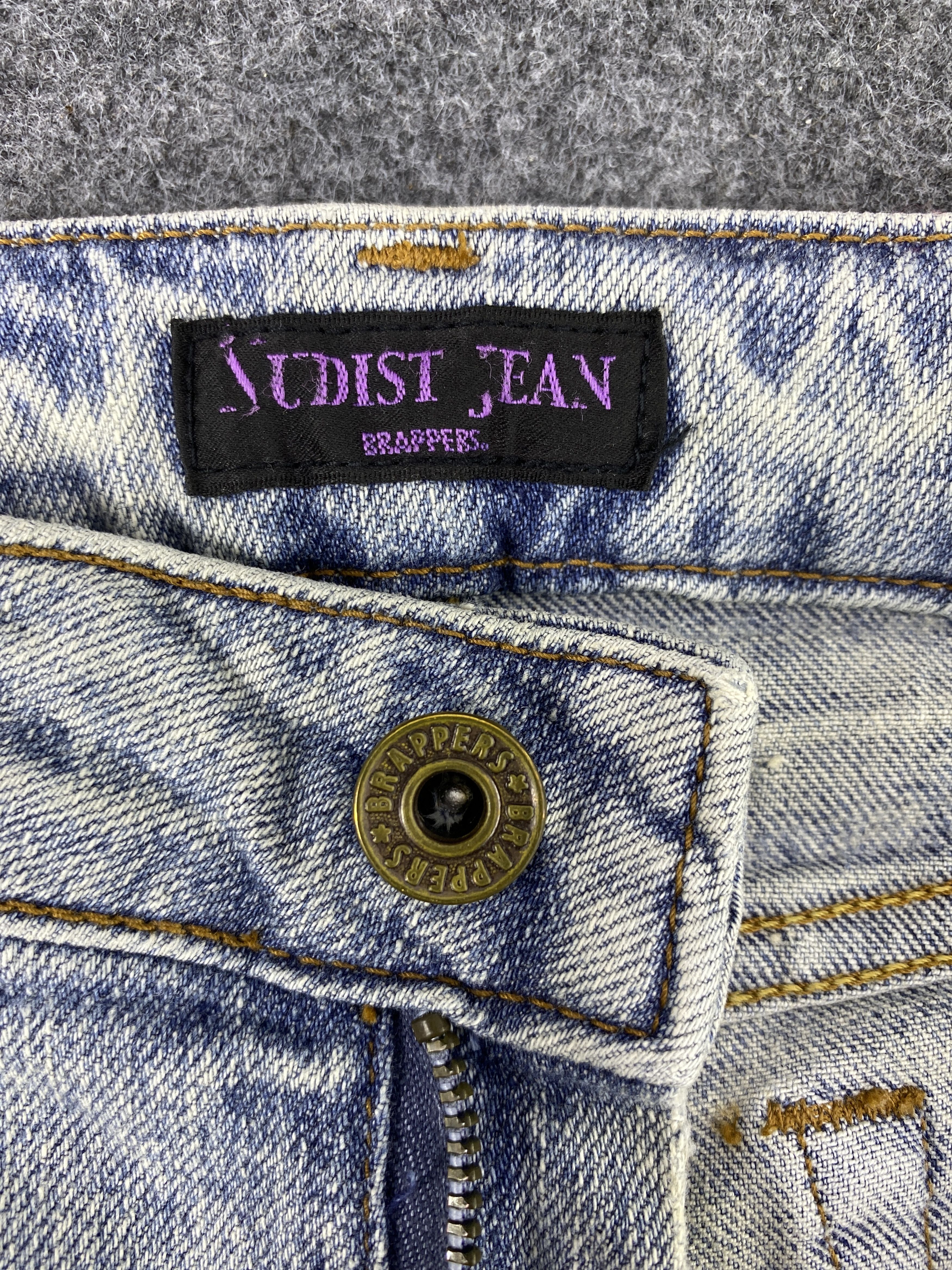 Japanese Brand Brappers Faded Blue Wash bootcut Jeans - J1067 Size 26" / US 2 / IT 38 - 9 Thumbnail