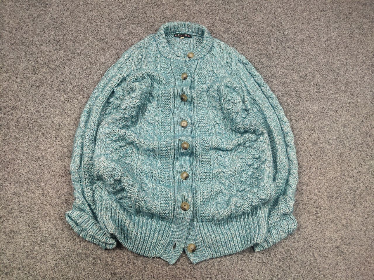 Alexa Chung Alexa Chung Design Knit Button Long Cardigan Wool Blend Size S / US 4 / IT 40 - 2 Thumbnail