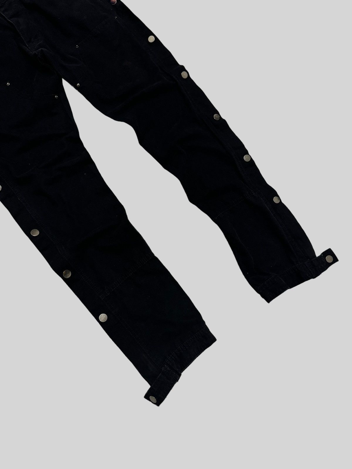 Hysteric Glamour × Japanese Brand Vintage MNML Double Knee Side Button Zipper Bondage Denim Size US 33 - 8 Thumbnail