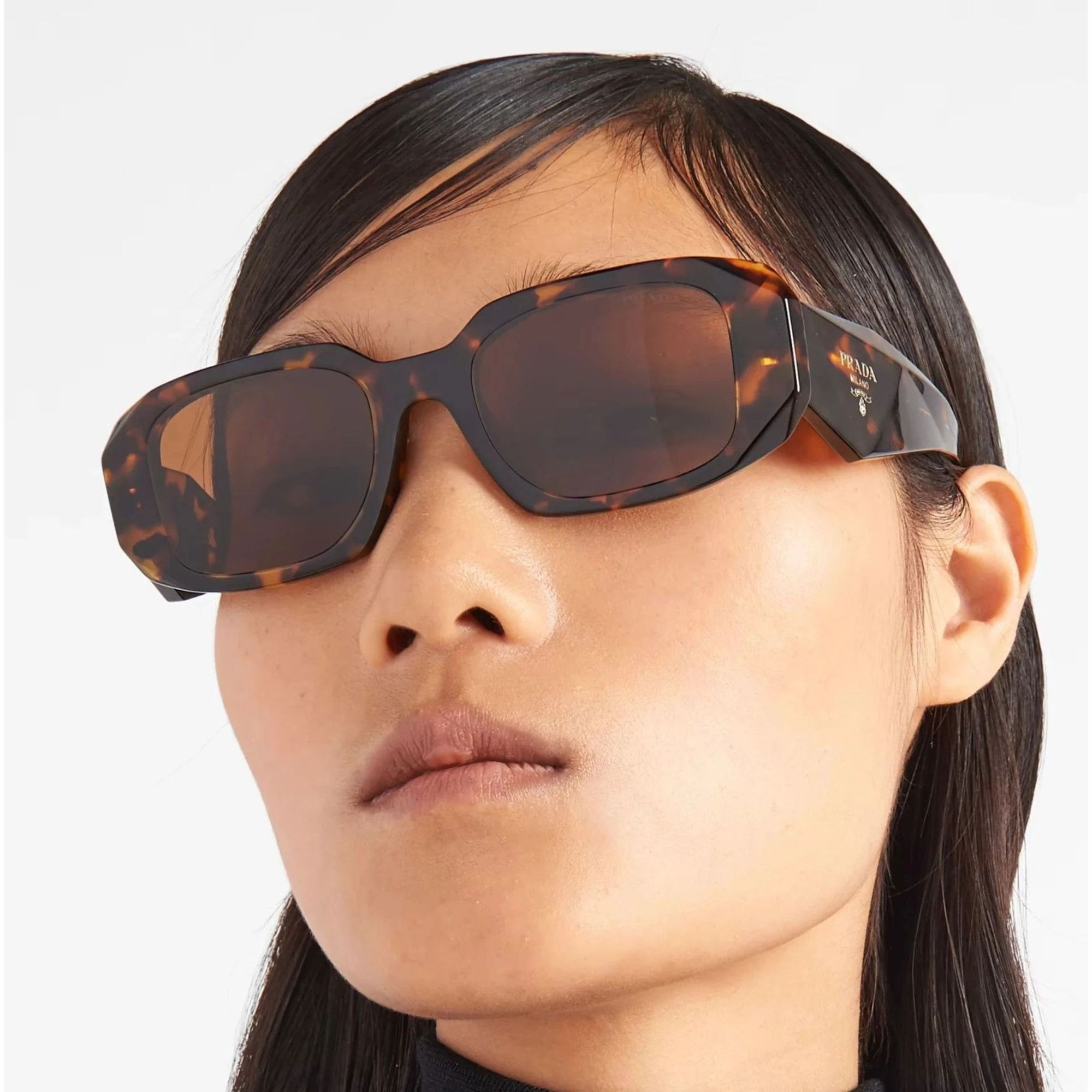 NEW PRADA SUNGLASSES PR17WSF 20D50Q HAVANA UNISEX PR 17WSF display picture 3