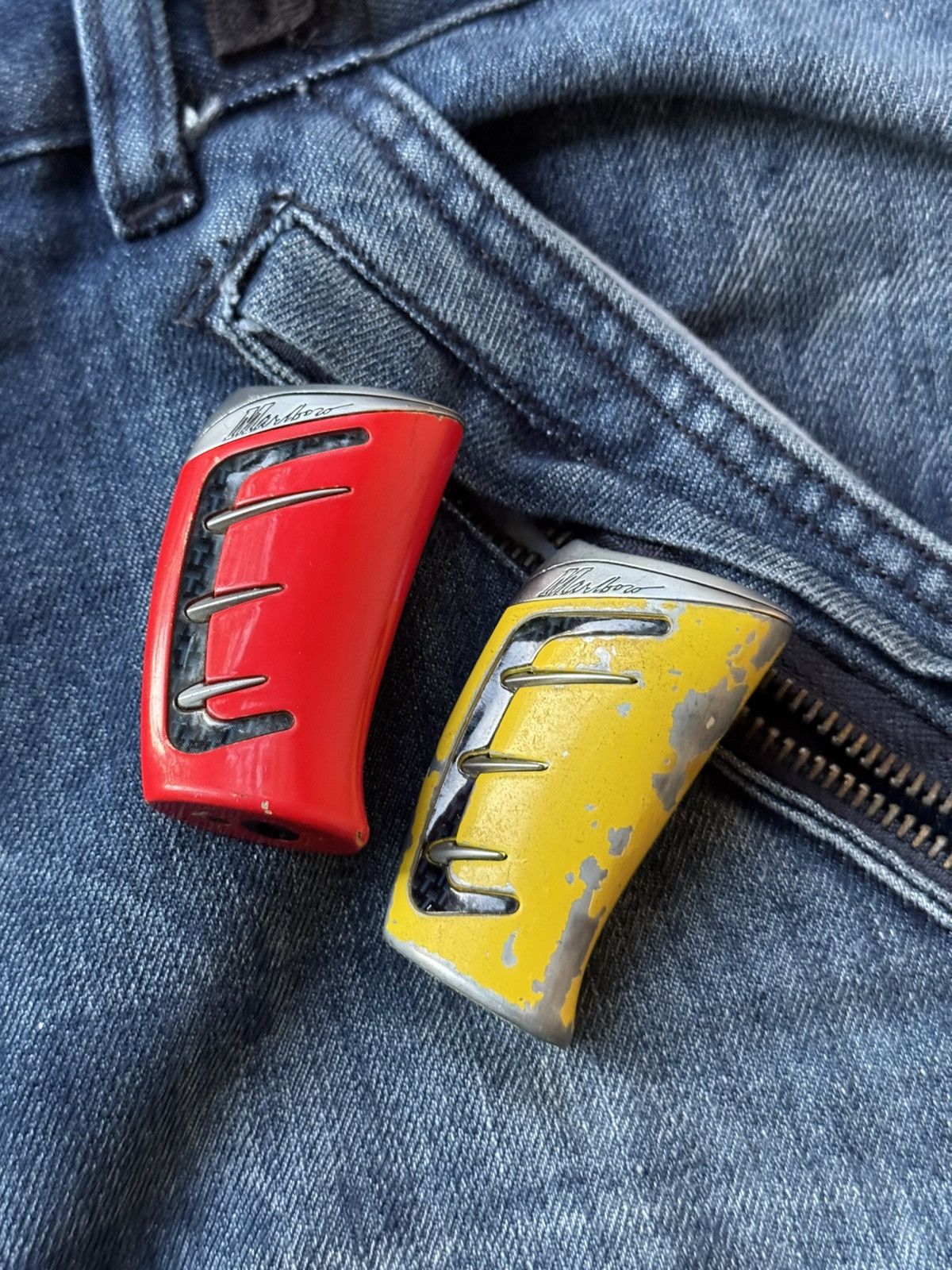 Marlboro 2 items! Marlboro Lighters Vintage 90s Metal Y2K, BUNDLE Size ONE SIZE - 1 Thumbnail