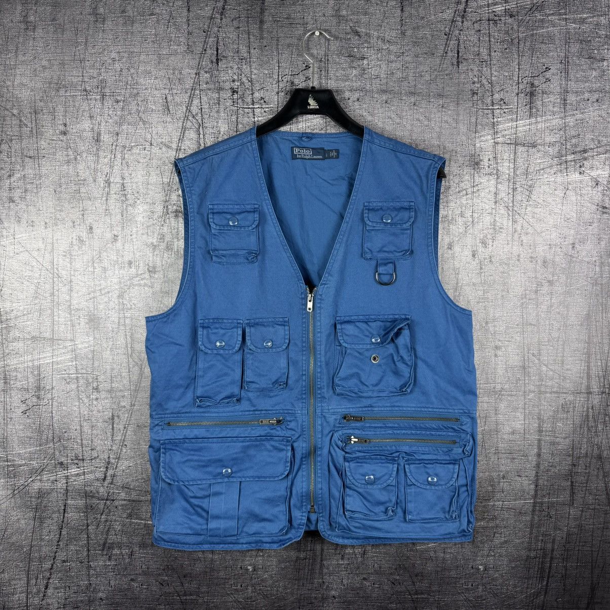 Polo Ralph Lauren Fisherman Hunting Multi Pocket Vest cargo