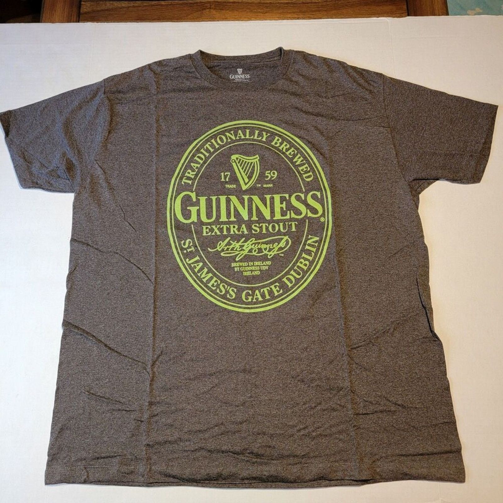 Other Guinness Graphic Tee Dark Grey Logo Short Sleeve - Size XXL Size US XXL / EU 58 / 5 - 2 Thumbnail