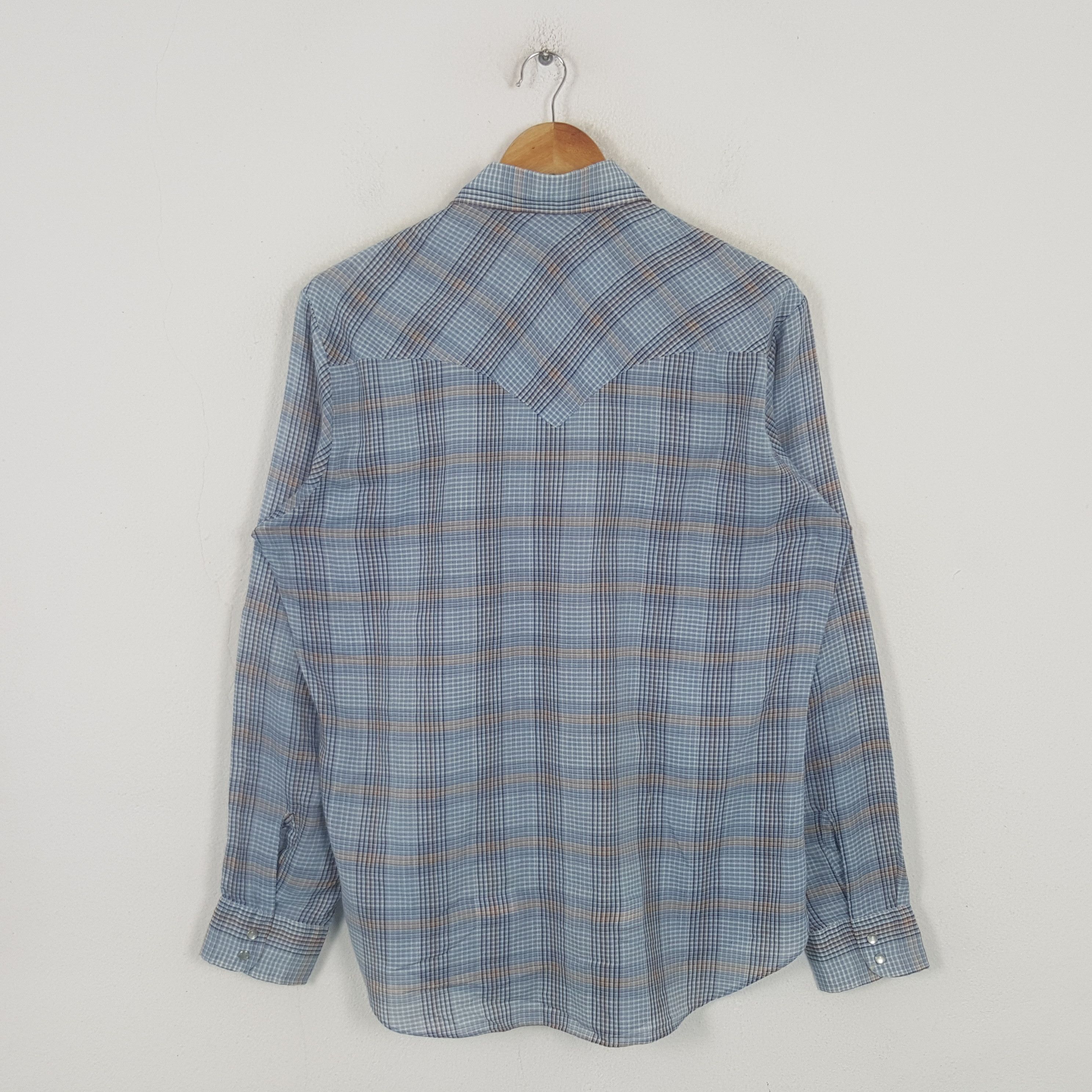 Levi's Vintage Levi's Strauss & Co Big E Flannel Shirt RR10 Size US L / EU 52-54 / 3 - 3 Thumbnail