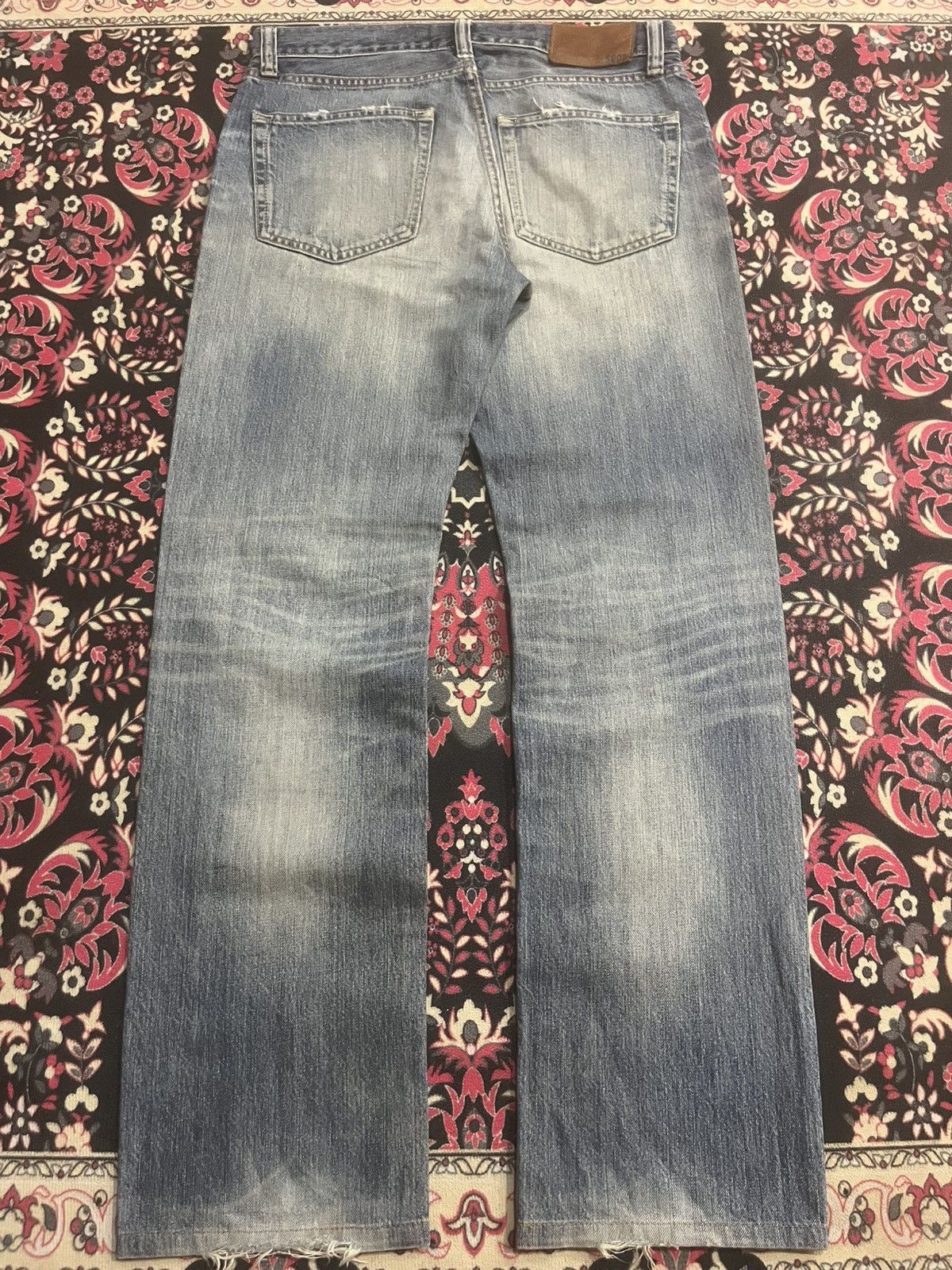 Jil Sander × Uniqlo Uniqlo Faded Washed Distressed Regular Straight Jeans Size US 31 - 2 Thumbnail