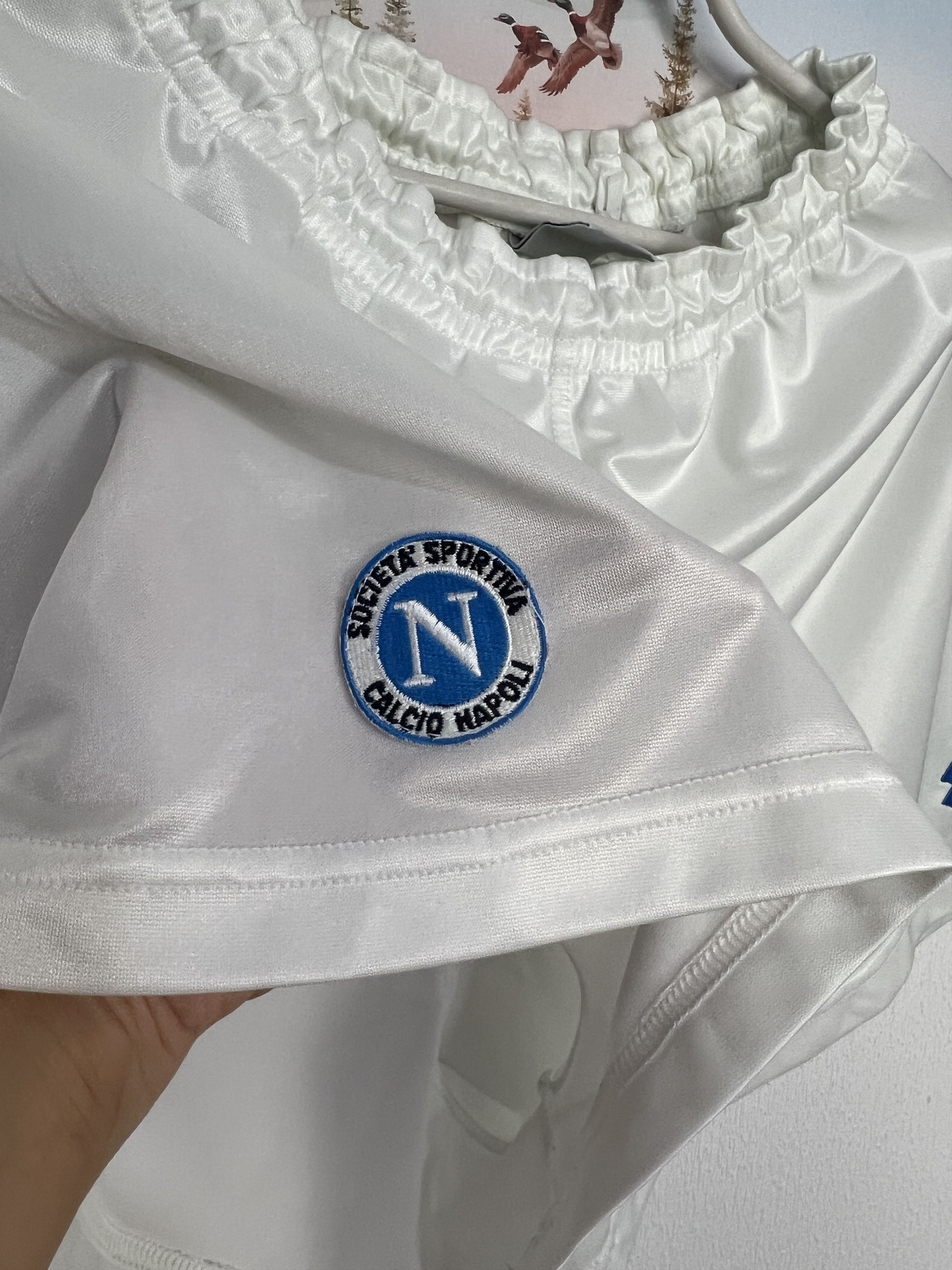 Lotto Sport Vintage 90's Lotto Napoli Football Shorts Soccer Mens XL Size US 36 / EU 52 - 5 Thumbnail
