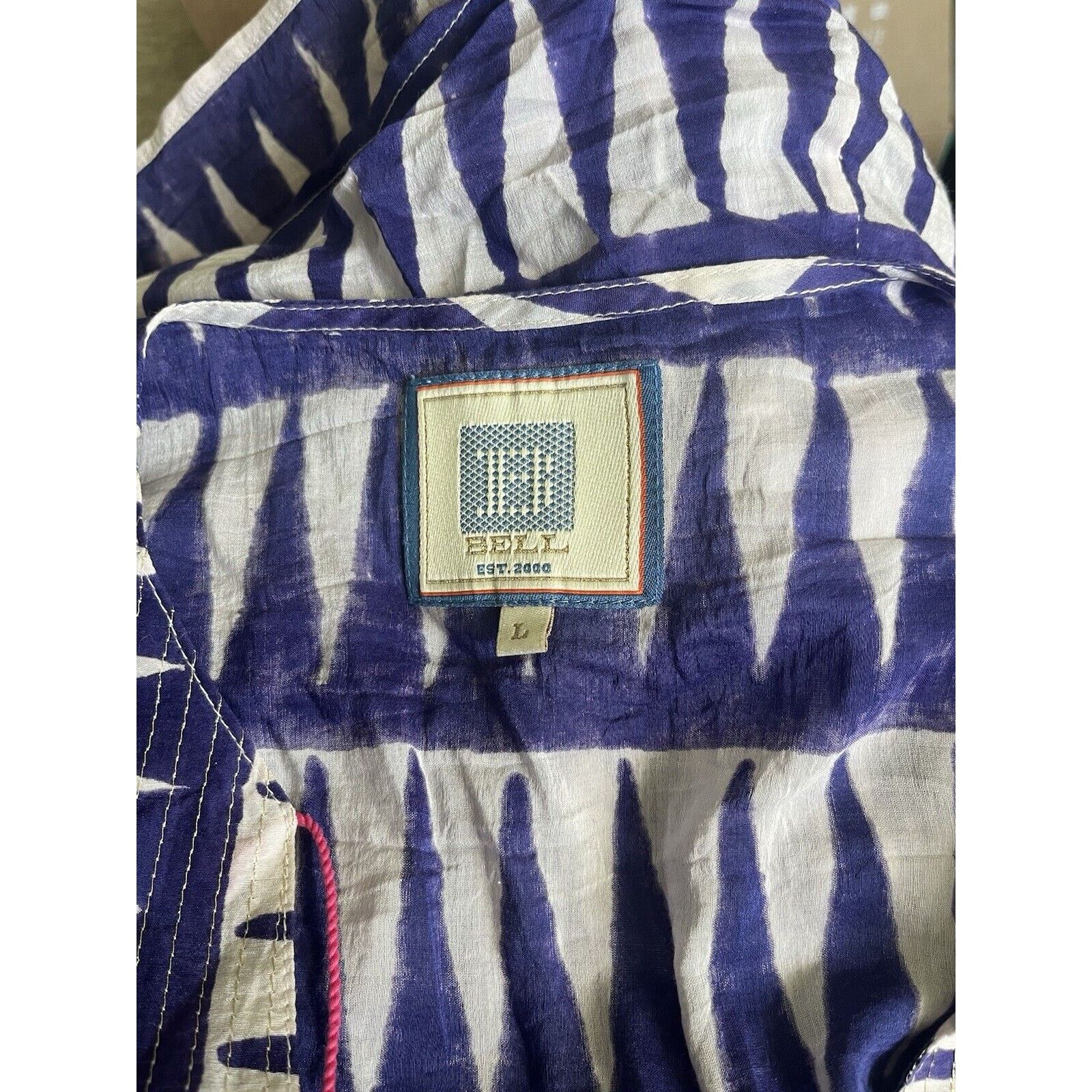 Bell Alicia Bell Kiara Top Aztec Flutter Blue Purple White Large Size L / US 10 / IT 46 - 8 Thumbnail