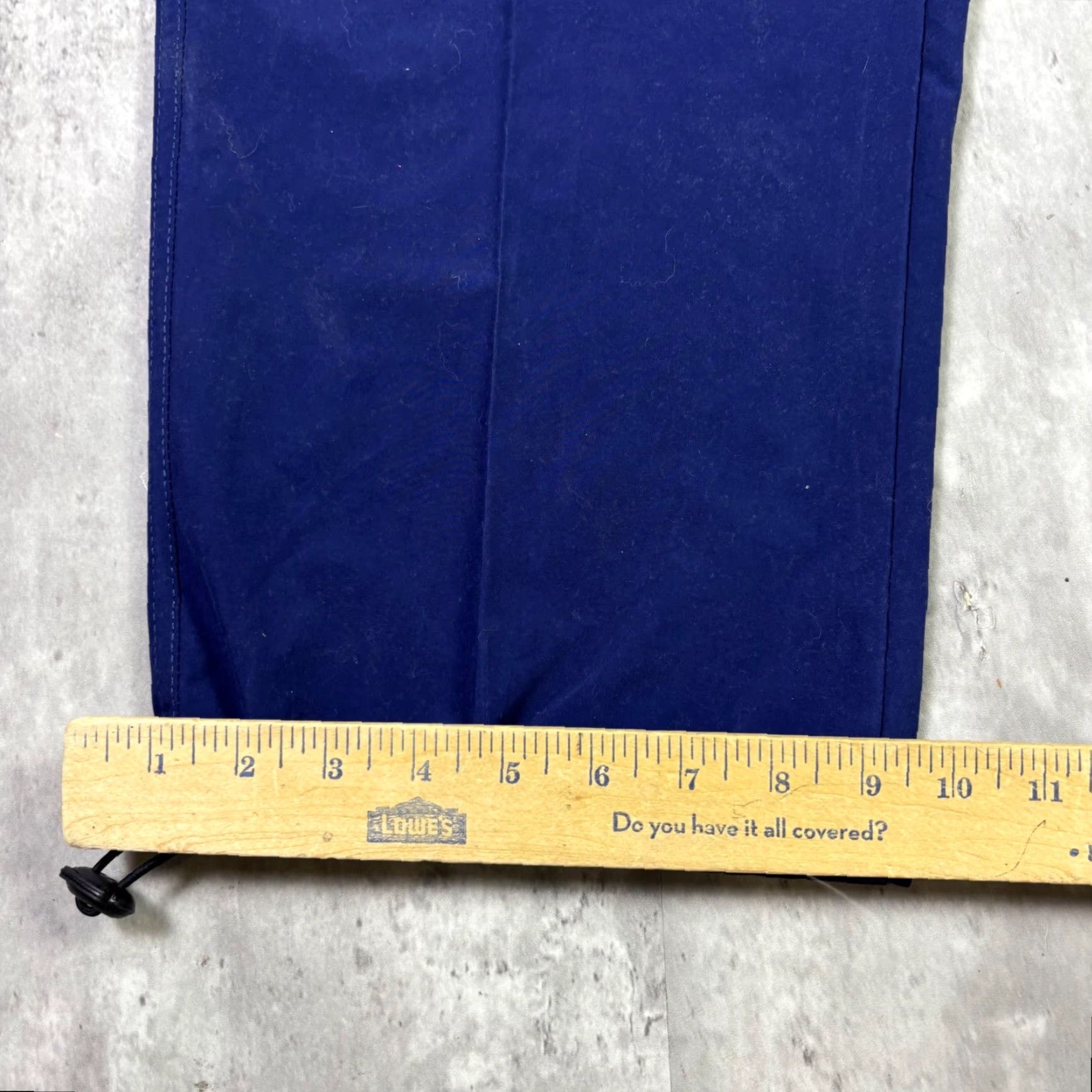 Burnside Burnside Mens Cargo Pants Navy Blue Size 32 Adjustable Bungee Hem Straight Leg Cargo Pants Casual Travel Workwear Mens Navy Blue 32 Size US 33 - 4 Thumbnail