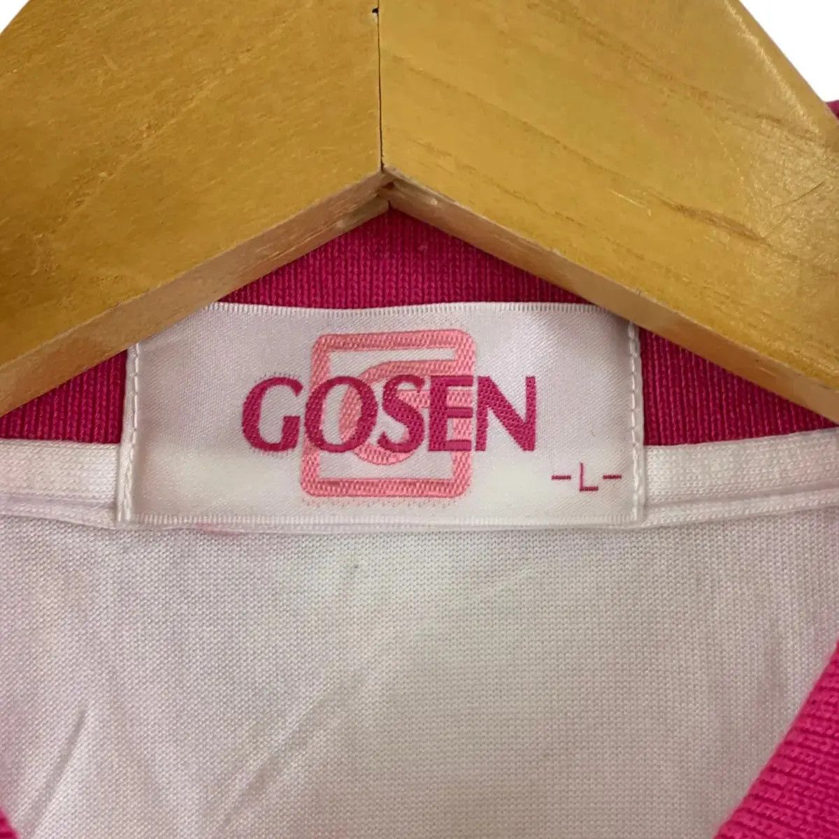 Vintage Vintage GOSEN JAPAN RACQUET Badminton Polo Tee Shirt Art Size L / US 10 / IT 46 - 3 Thumbnail