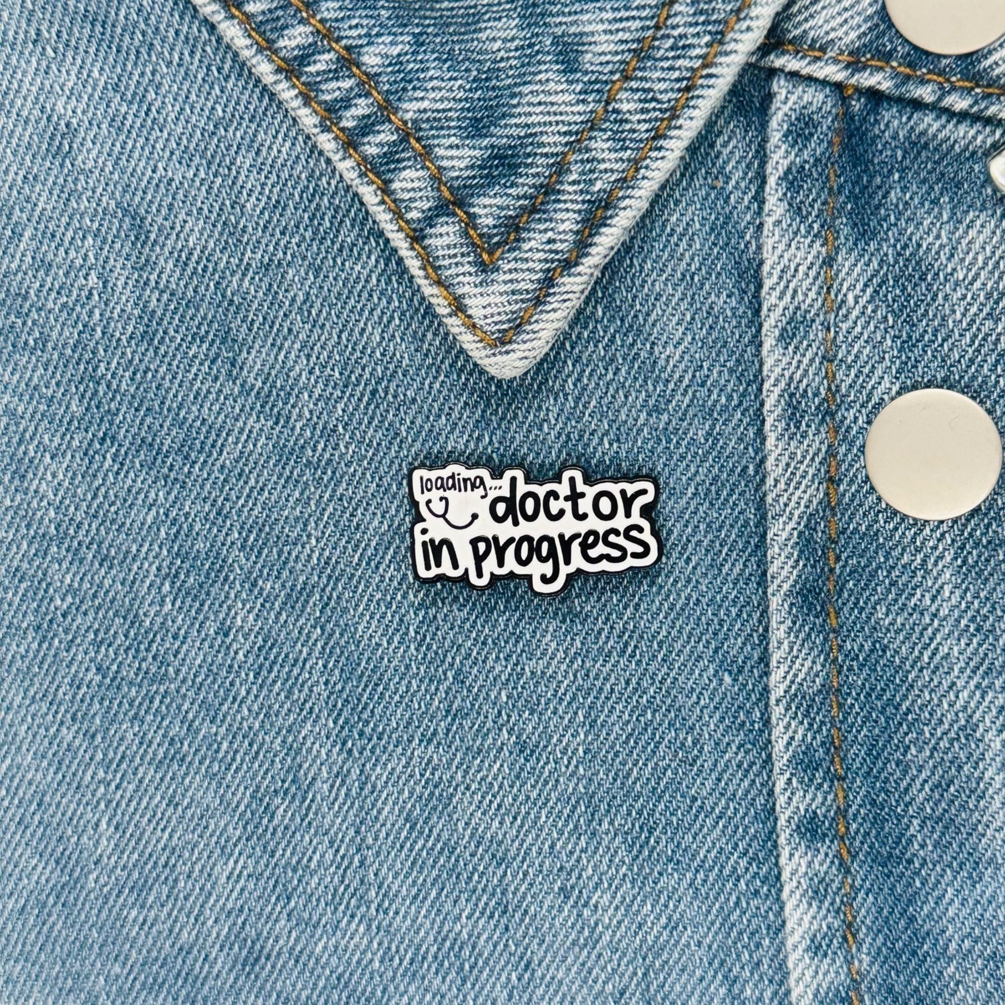Other 🤩New Oz Enamel Pin Doctor in Progress Medical Themed Brooch Size ONE SIZE - 1 Thumbnail