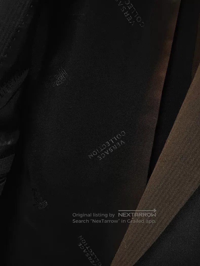 Versace Versace Men's suit wool suit Size 52S - 9 Thumbnail
