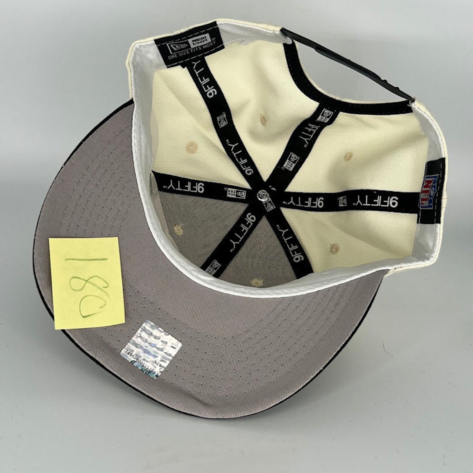 New Era White Black Oakland Raiders Super Bowl XV New Era NFL 9Fifty Size ONE SIZE - 4 Thumbnail