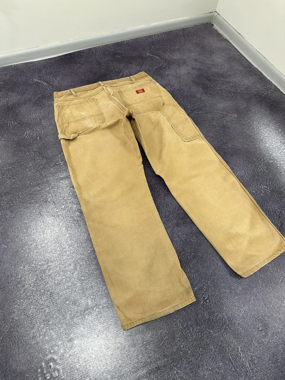 Dickies × Vintage Vintage Dickies Y2K Mustard Work American Hype Pants Jeans Size US 36 / EU 52 - 3 Thumbnail