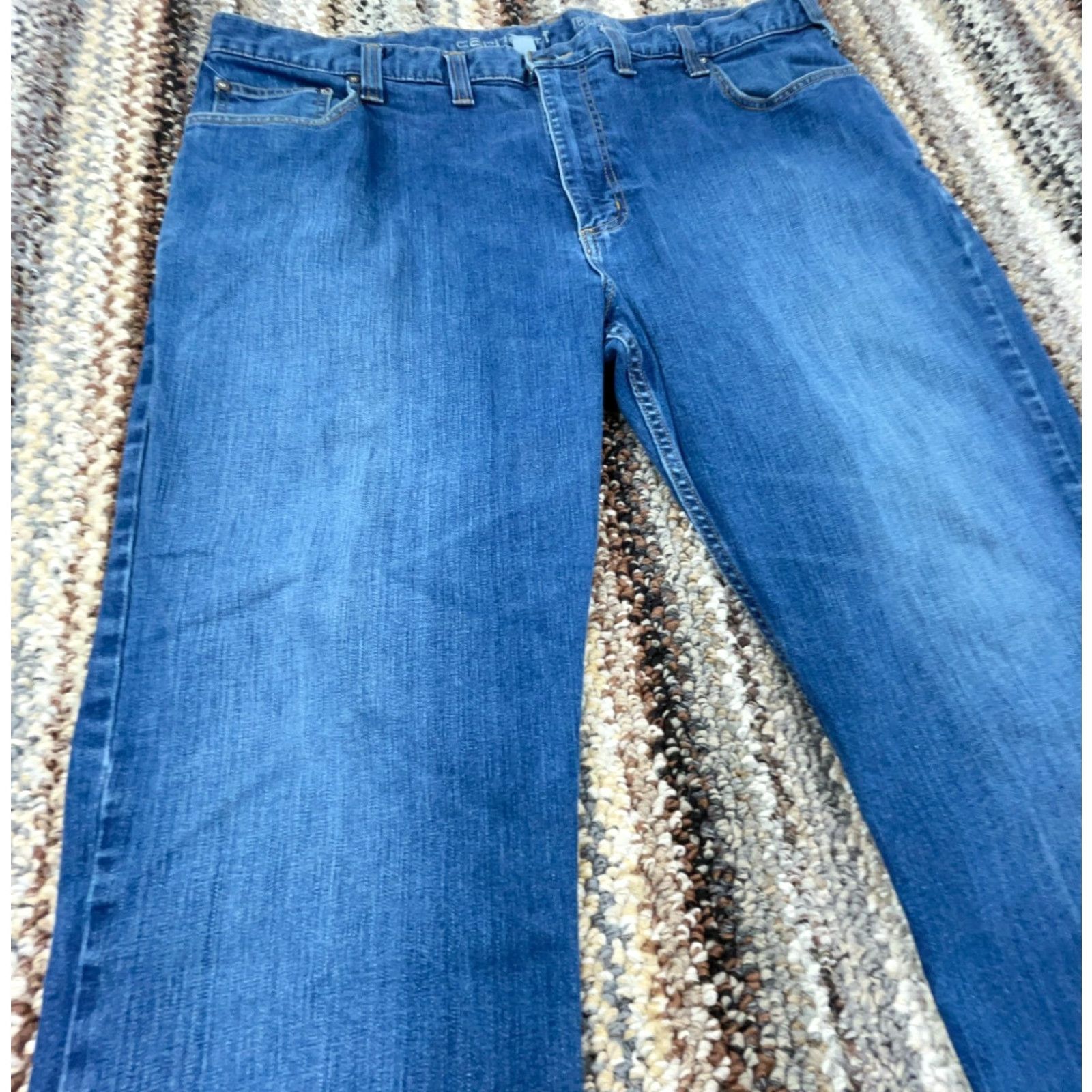 Carhartt VINTAGE Carhartt Jeans Men 44x32 Straight Leg Relaxed Fit Baggy Faded Work Wear Y2K Size US 44 / EU 60 - 4 Thumbnail