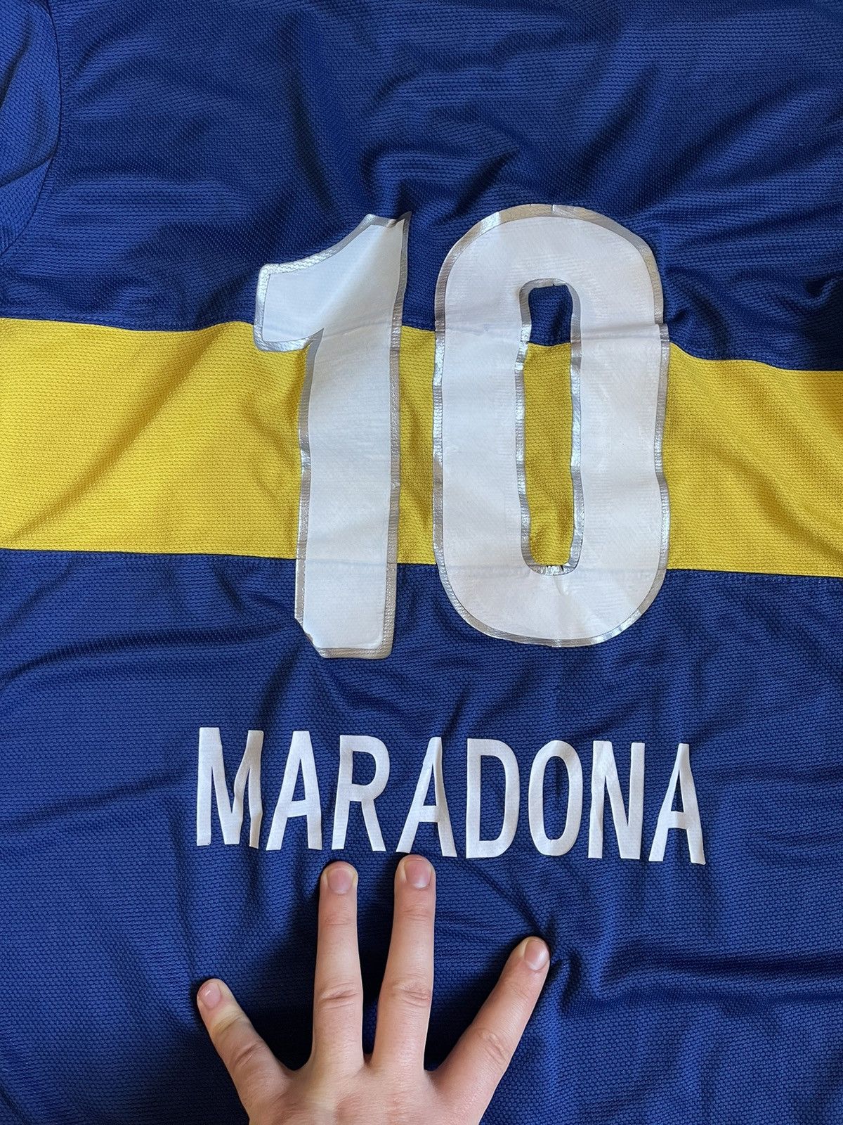 Nike 2015 Nike Boca Juniors #10 Maradona soccer jersey Size US S / EU 44-46 / 1 - 5 Thumbnail