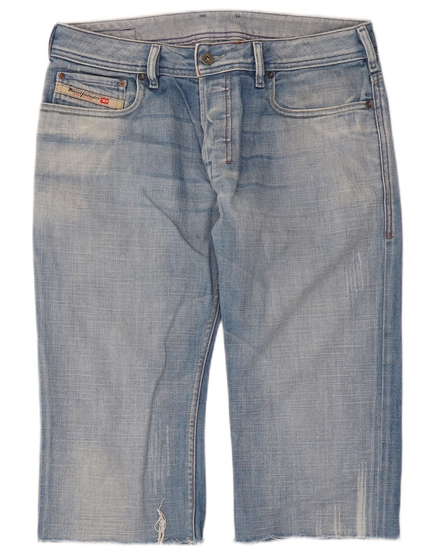 Diesel Mens Denim Shorts W30 Medium Blue Cotton Size US 30 / EU 46 - 1 Thumbnail
