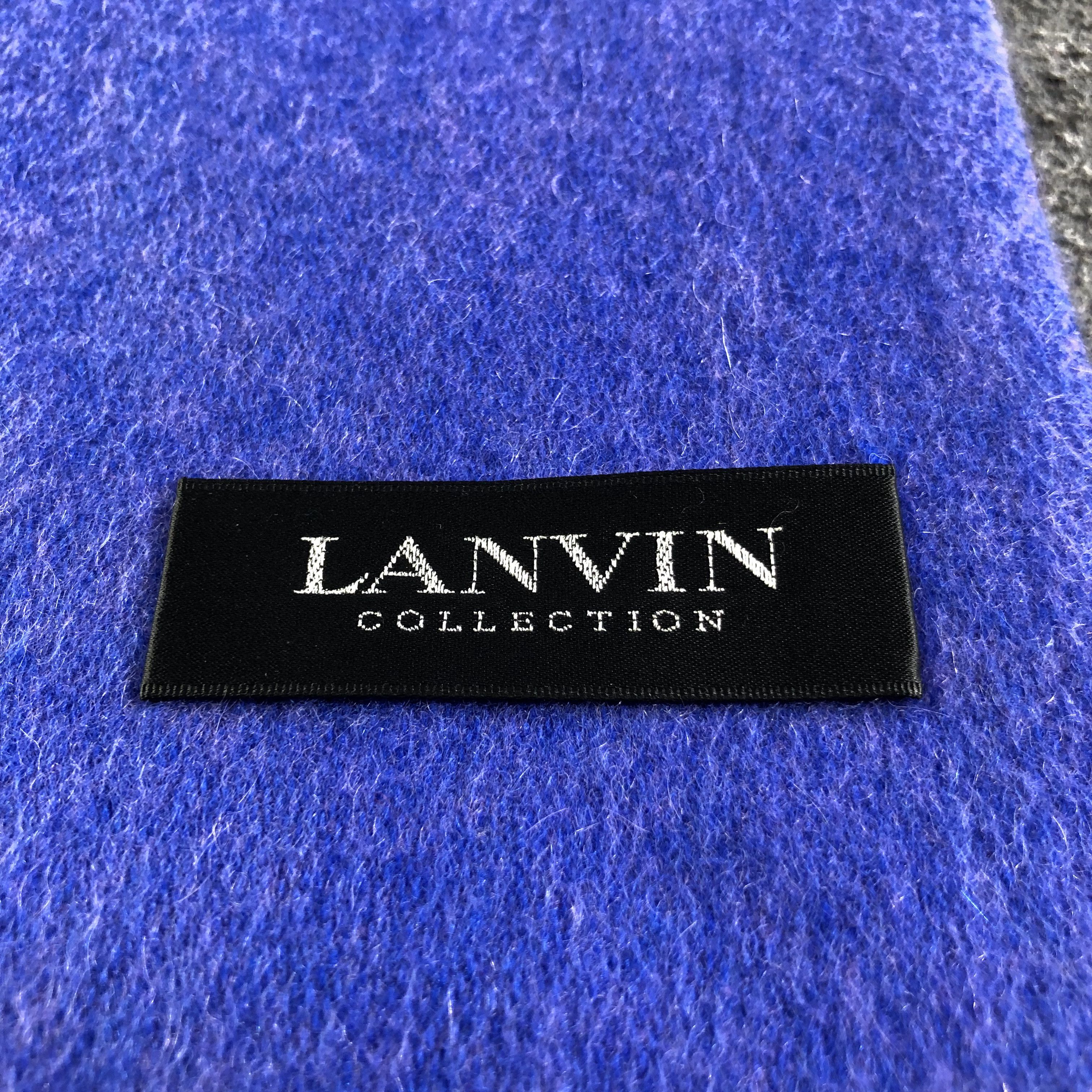 Lanvin Lanvin Cashmere Scarf Muffler V2027 Size ONE SIZE - 5 Thumbnail