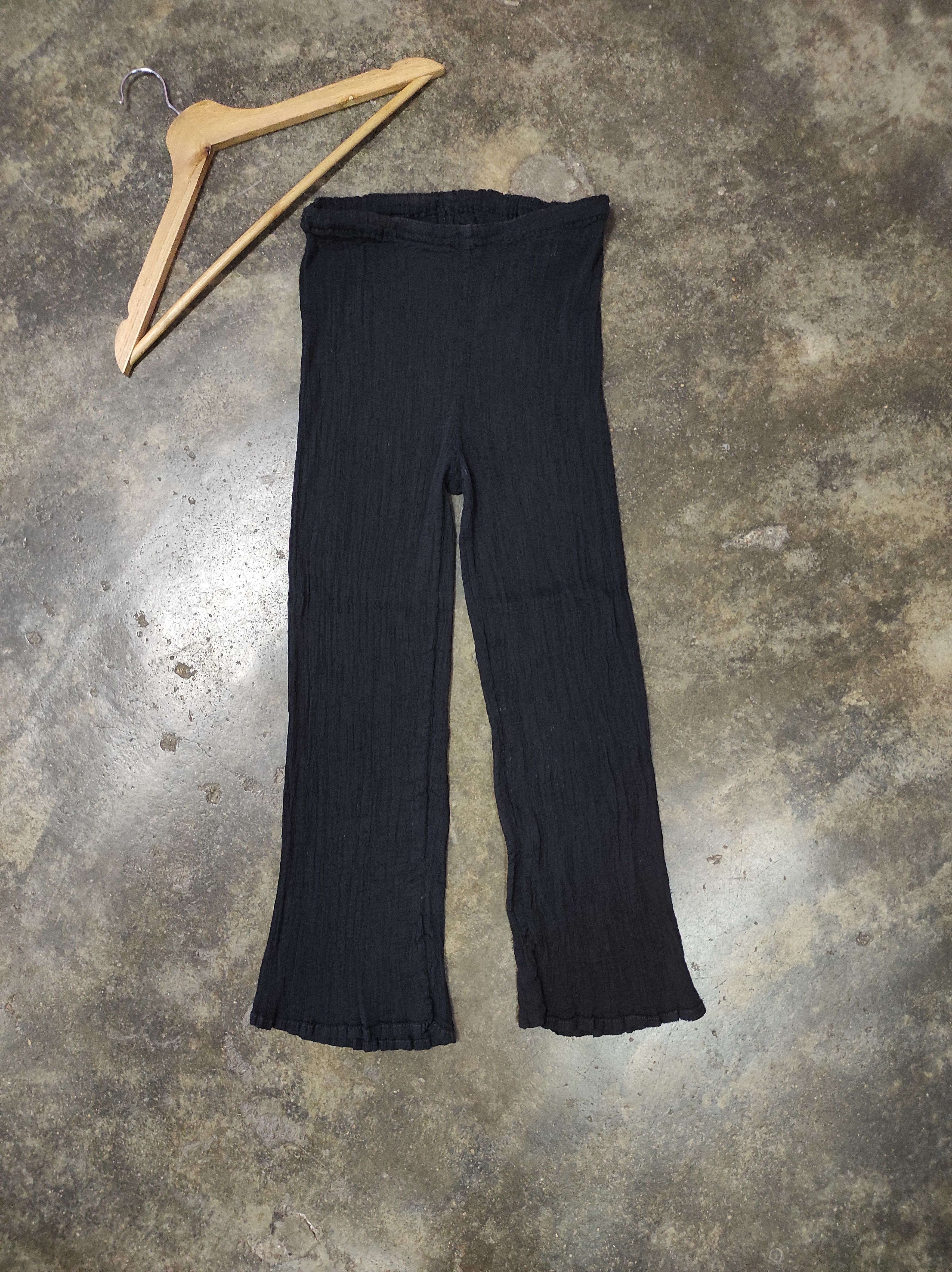 Designer × Issey Miyake × Japanese Brand ME ISSEY MIYAKE PLEATED PANTS BLACK Size 30" / US 8 / IT 44 - 1 Thumbnail