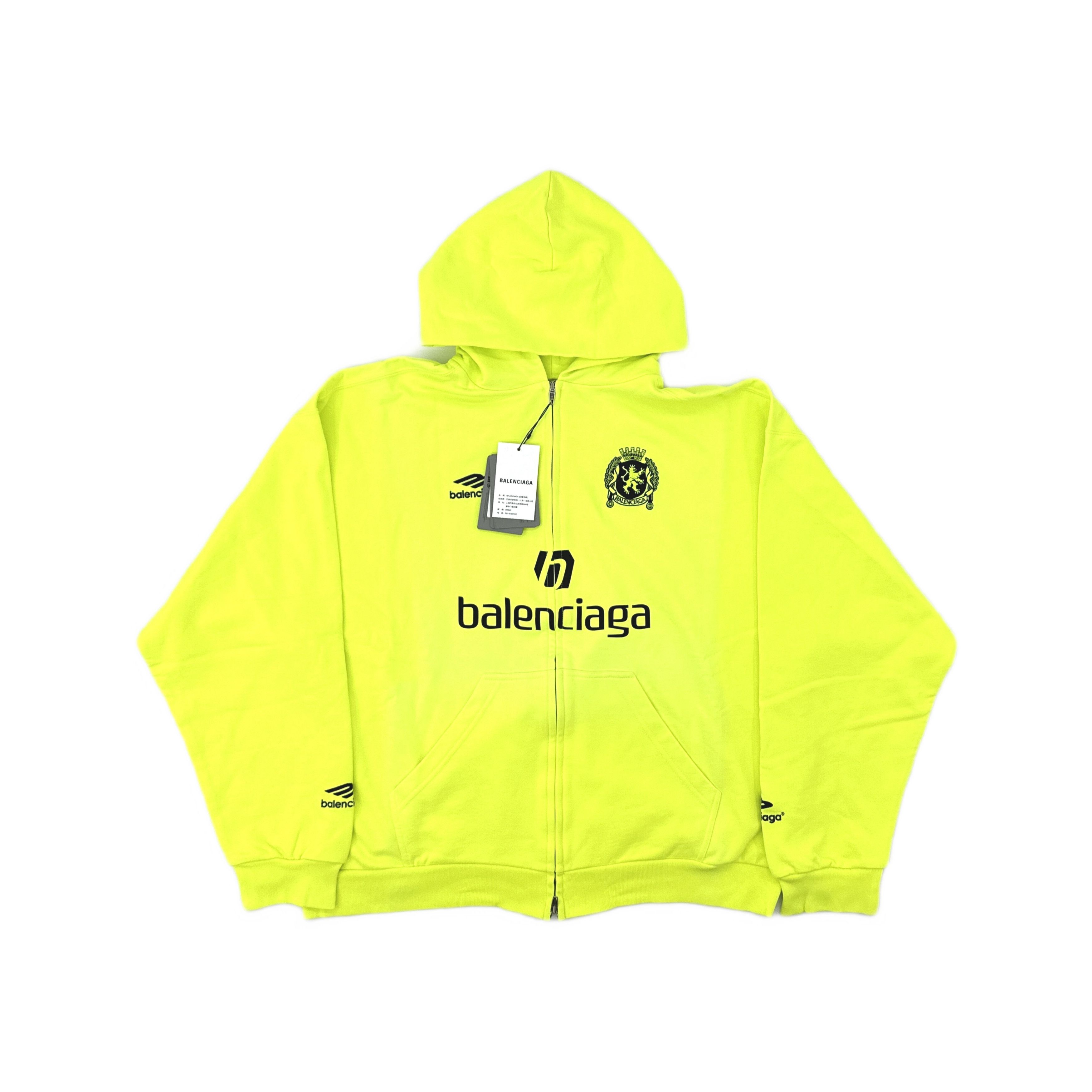 Balenciaga Balenciaga Soccer Zip up Hoodie Brand New | Grailed