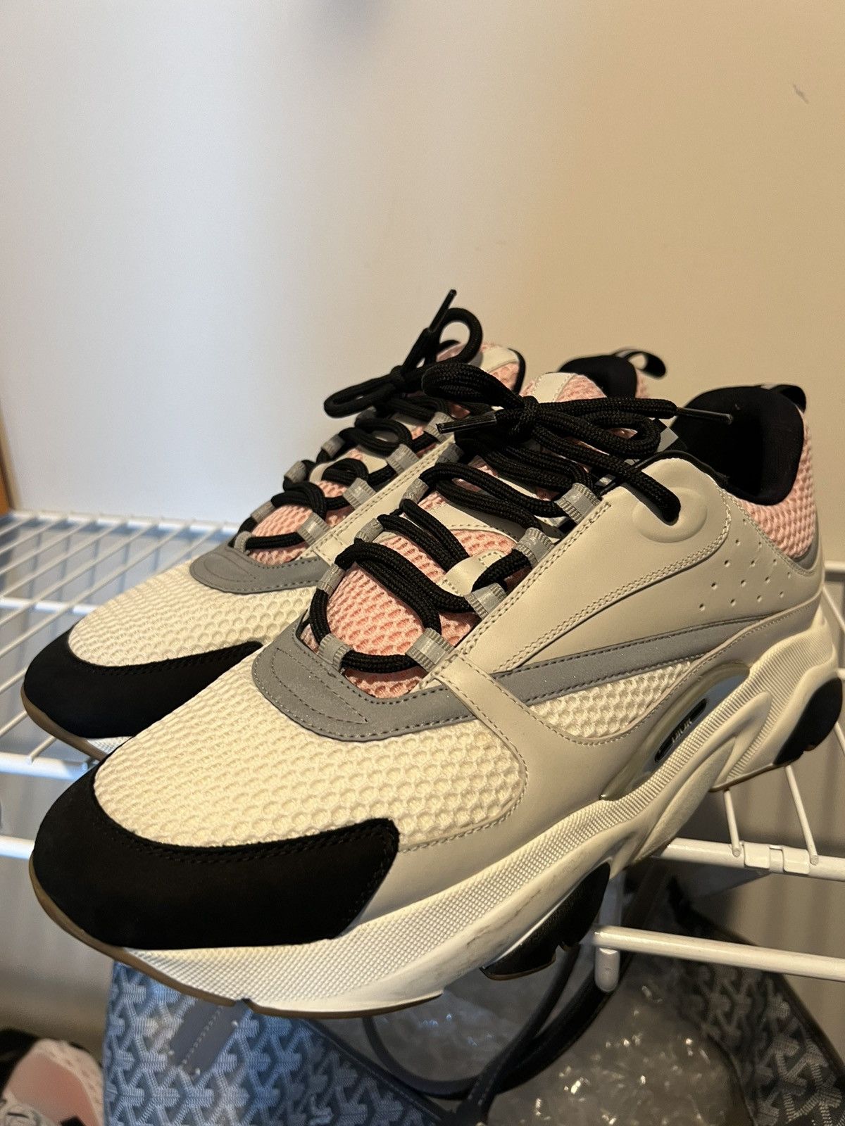 Dior Dior B22 Pale Pink Grey Size US 12 / EU 45 - 5 Thumbnail