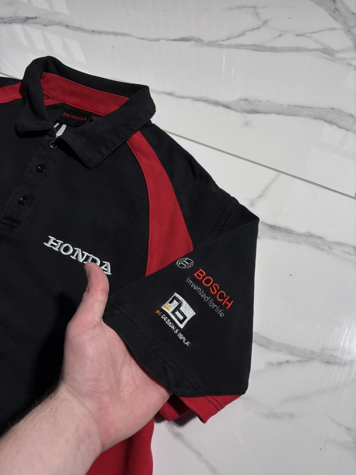 Honda Vintage Racing Honda Polo Rugby Tshirt Japanese Style 00’s Size US XXL / EU 58 / 5 - 7 Thumbnail