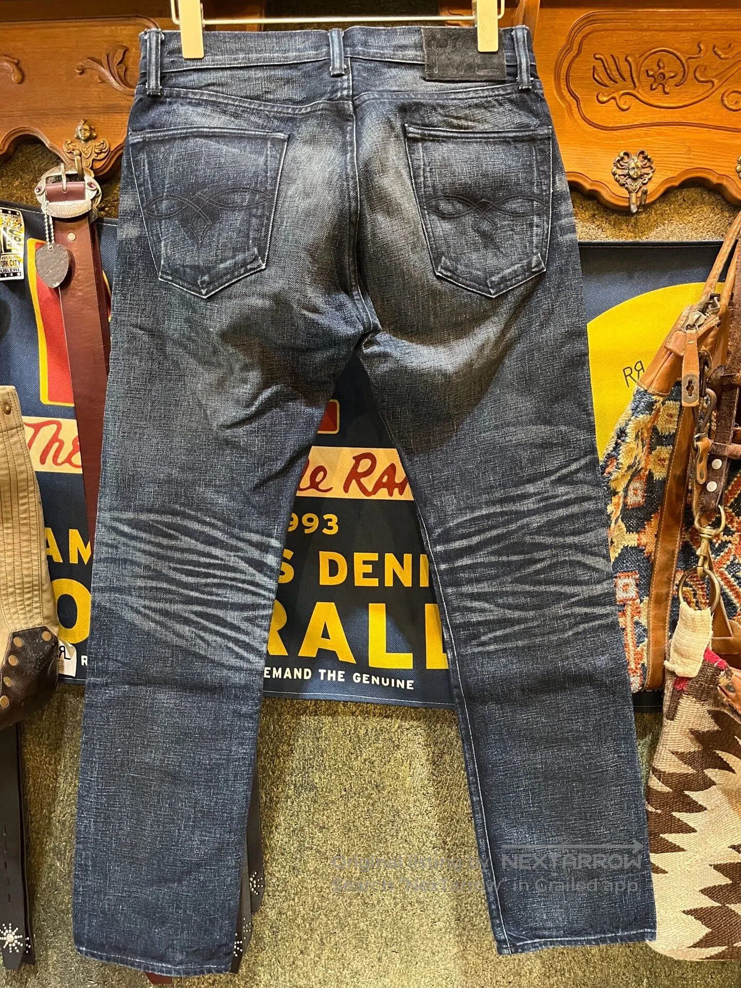 RRL Ralph Lauren vintage rrl dark denim jeans by ralph lauren. Size US 30 / EU 46 - 2 Thumbnail