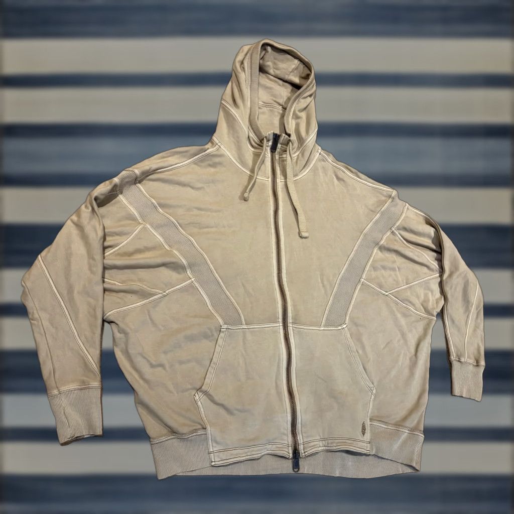 Free People Free People Movement Sweatshirt All Your Love Zip Hoodie Oversized Sand Size L Women Size L / US 10 / IT 46 - 1 Thumbnail