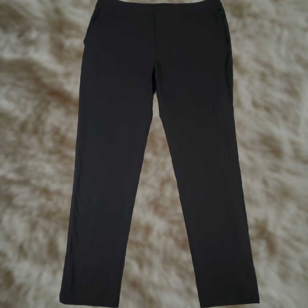 Lululemon Lululemon Pants Mens 38x34 Black Chino Flat Front Regular Straight Pocket Slash Pockets Logo Modern Classic Sports Size US 38 / EU 54 - 1 Thumbnail