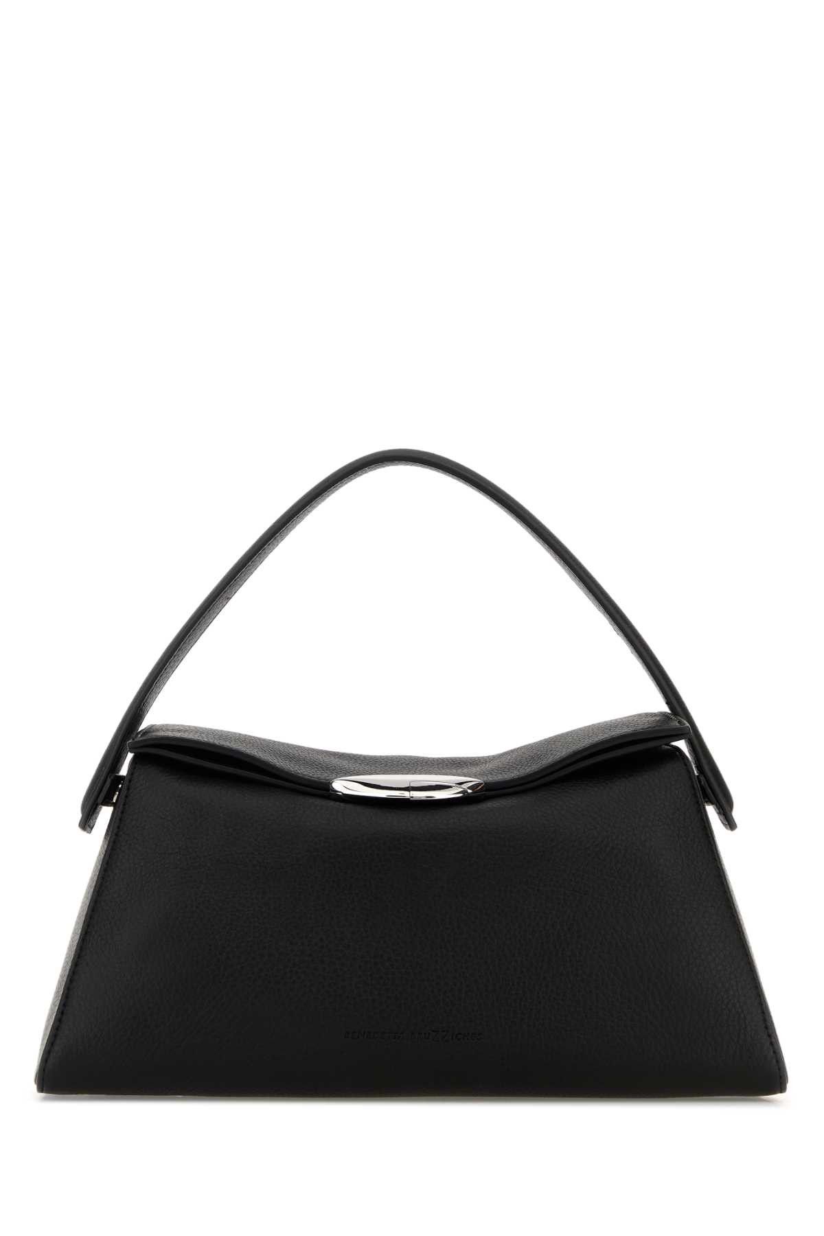 Benedetta Bruzziches Black Leather Large Elif Handbag Size ONE SIZE - 1 Thumbnail