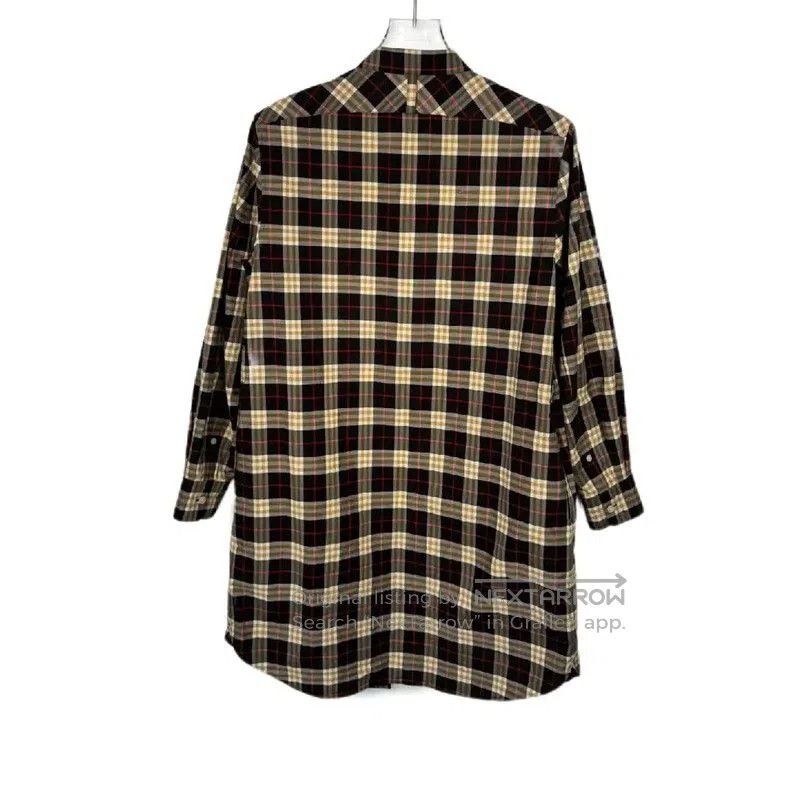 Burberry Burberry Women's Cotton Dress in Dark Brown. Size L / US 10 / IT 46 - 2 Thumbnail