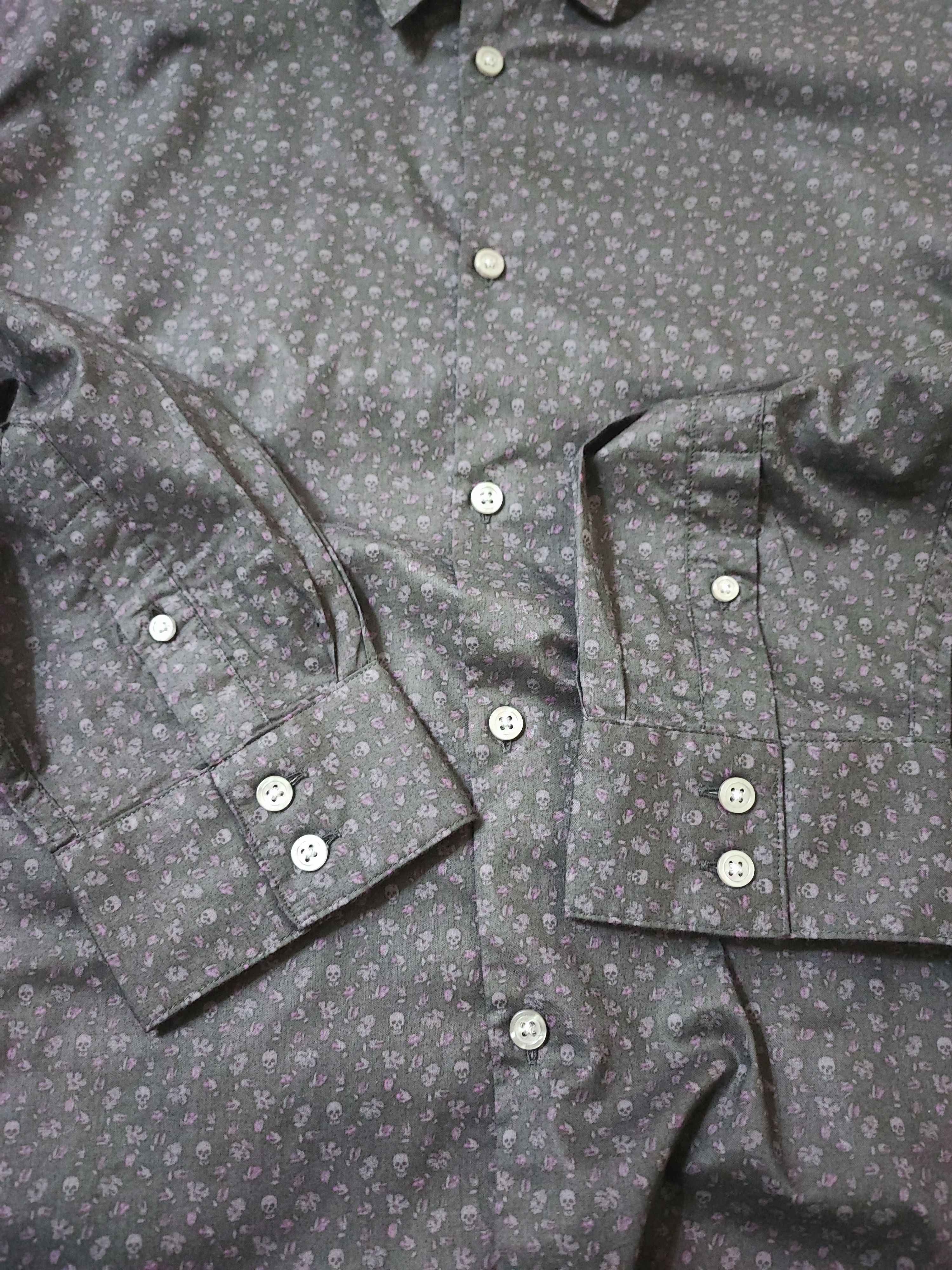 John Varvatos John Varvatos Skull & Flora Long Sleeve Shirt Size US L / EU 52-54 / 3 - 6 Thumbnail