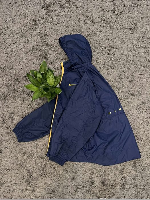 Nike 🔥90'S NIKE NYLON BIG LOGO RAIN JACKET GORPCORE Y2K