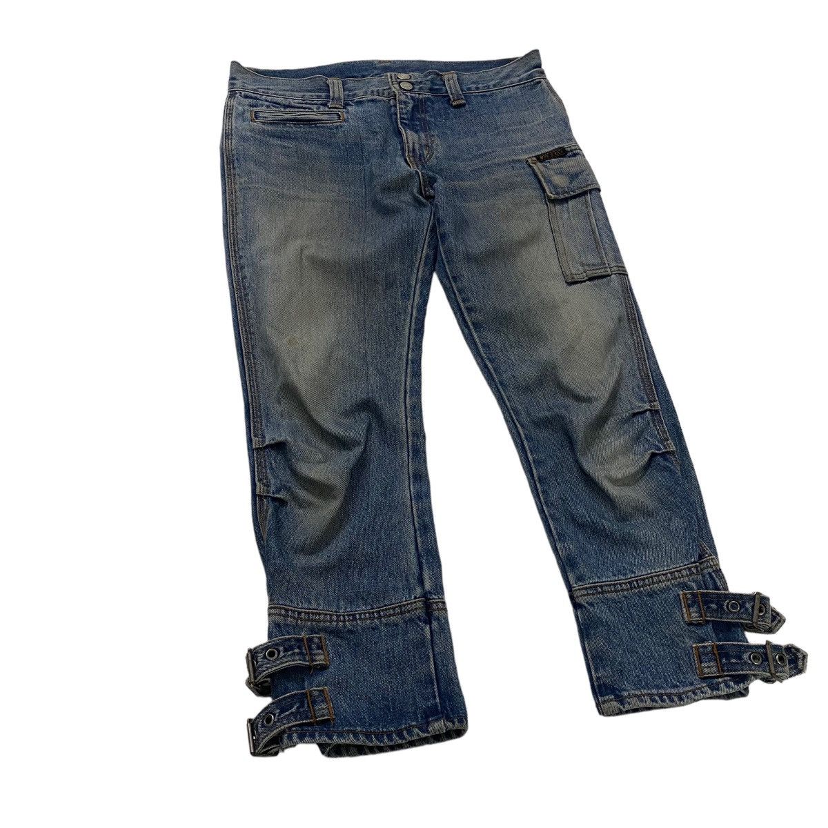 Hysteric Glamour ✨Kinky HYSTERIC GLAMOUR buckle leg jeans Size US 30 / EU 46 - 1 Thumbnail