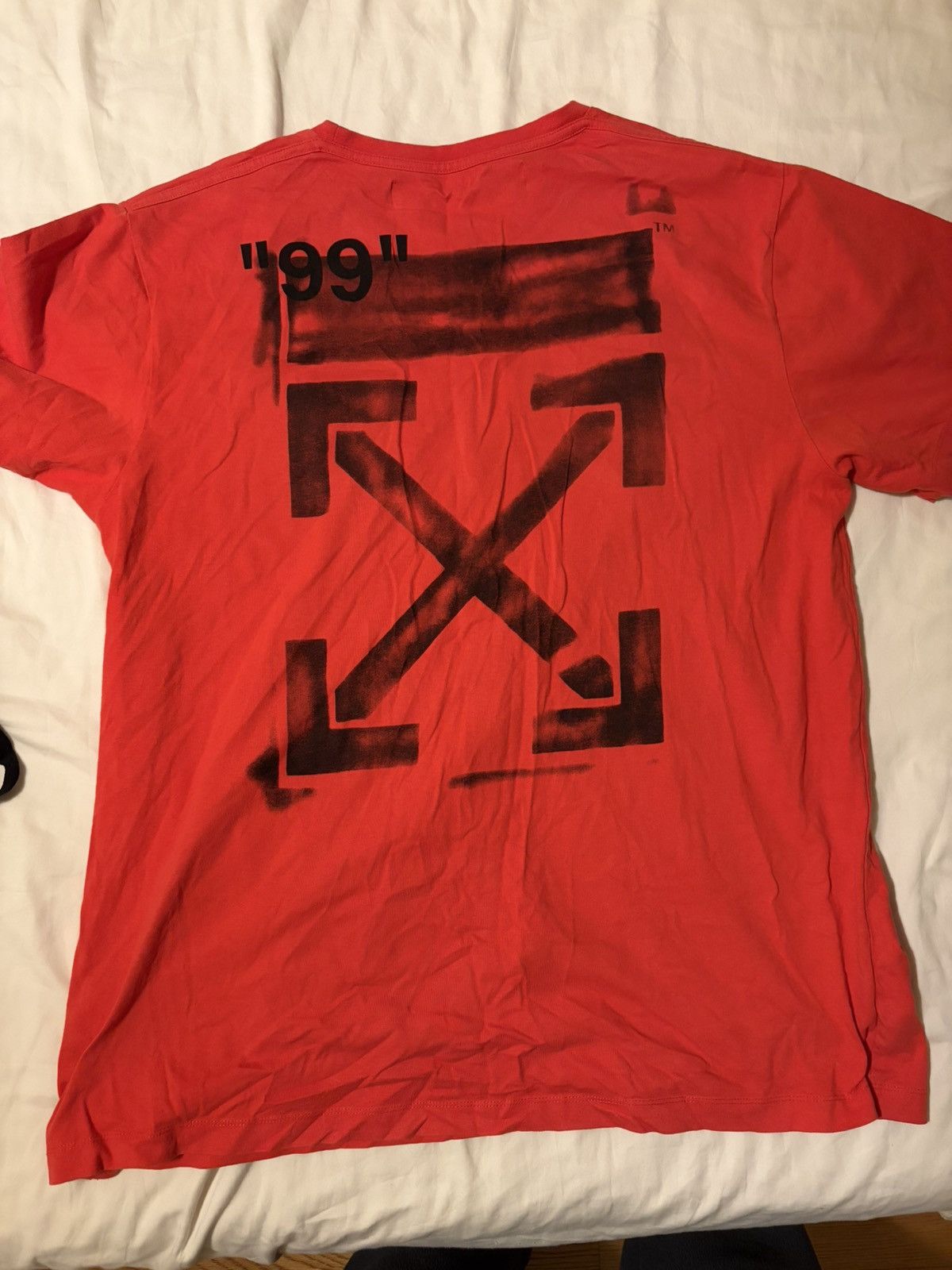 Off-White Off White T shirt Red Size US XS / EU 42 / 0 - 2 Thumbnail