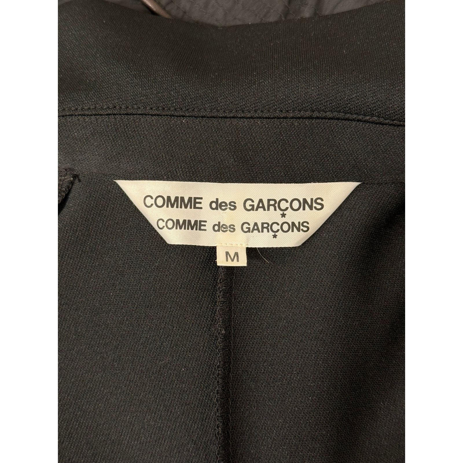 Comme des Garcons 2011 Comme des Garçons wavy seam biker jacket Size US M / EU 48-50 / 2 - 9 Thumbnail