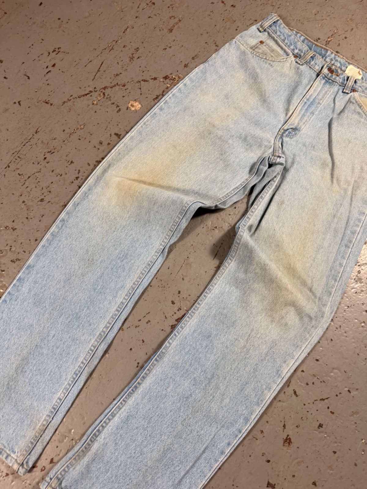 Levi's Vintage Orange Tag 619 Levi Denim Jeans Size US 33 - 3 Thumbnail