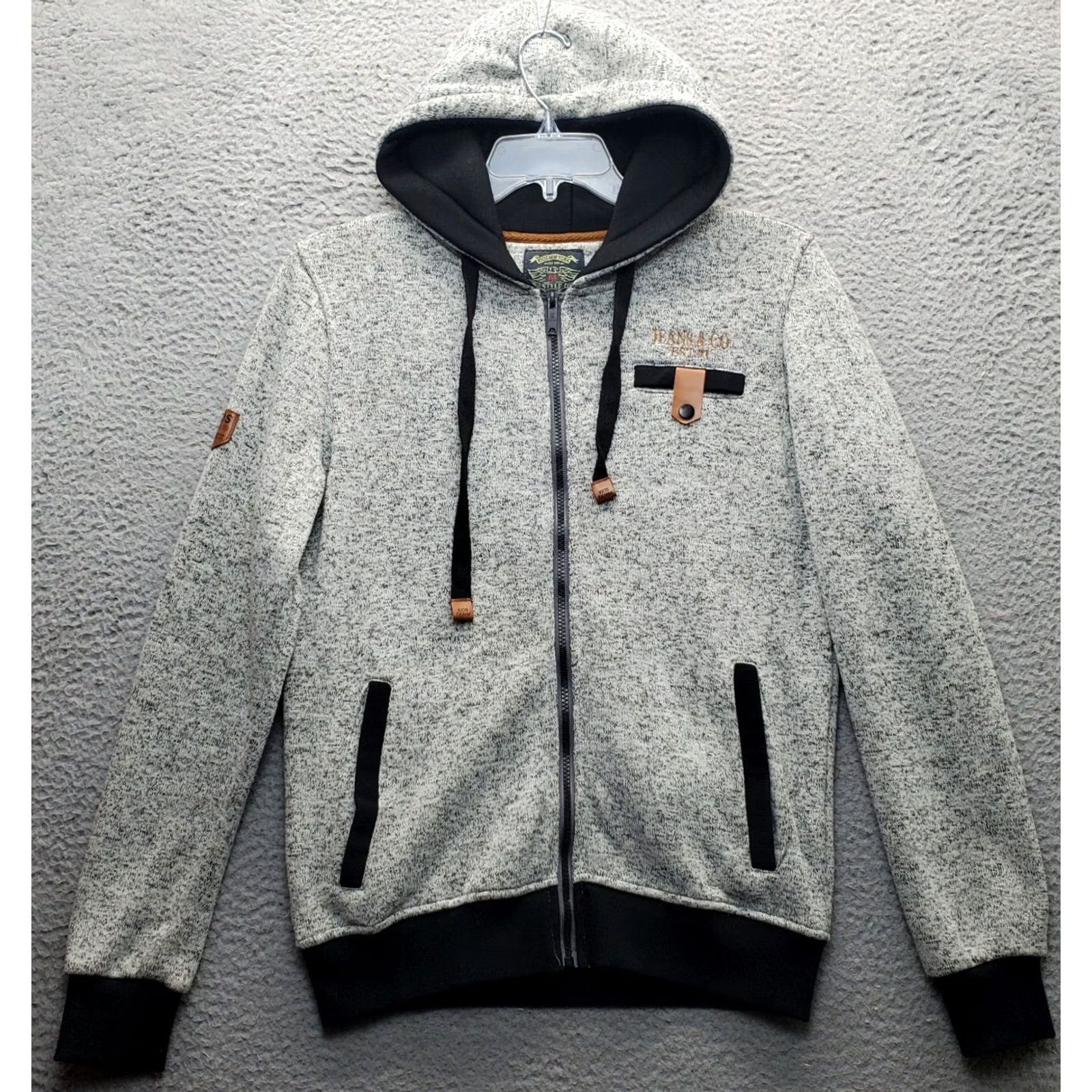 Vintage VINTAGE XIOS Hoodie Mens M Raglan Full Zip Multi Fleece Lined Pocket Hooded Size US M / EU 48-50 / 2 - 2 Thumbnail
