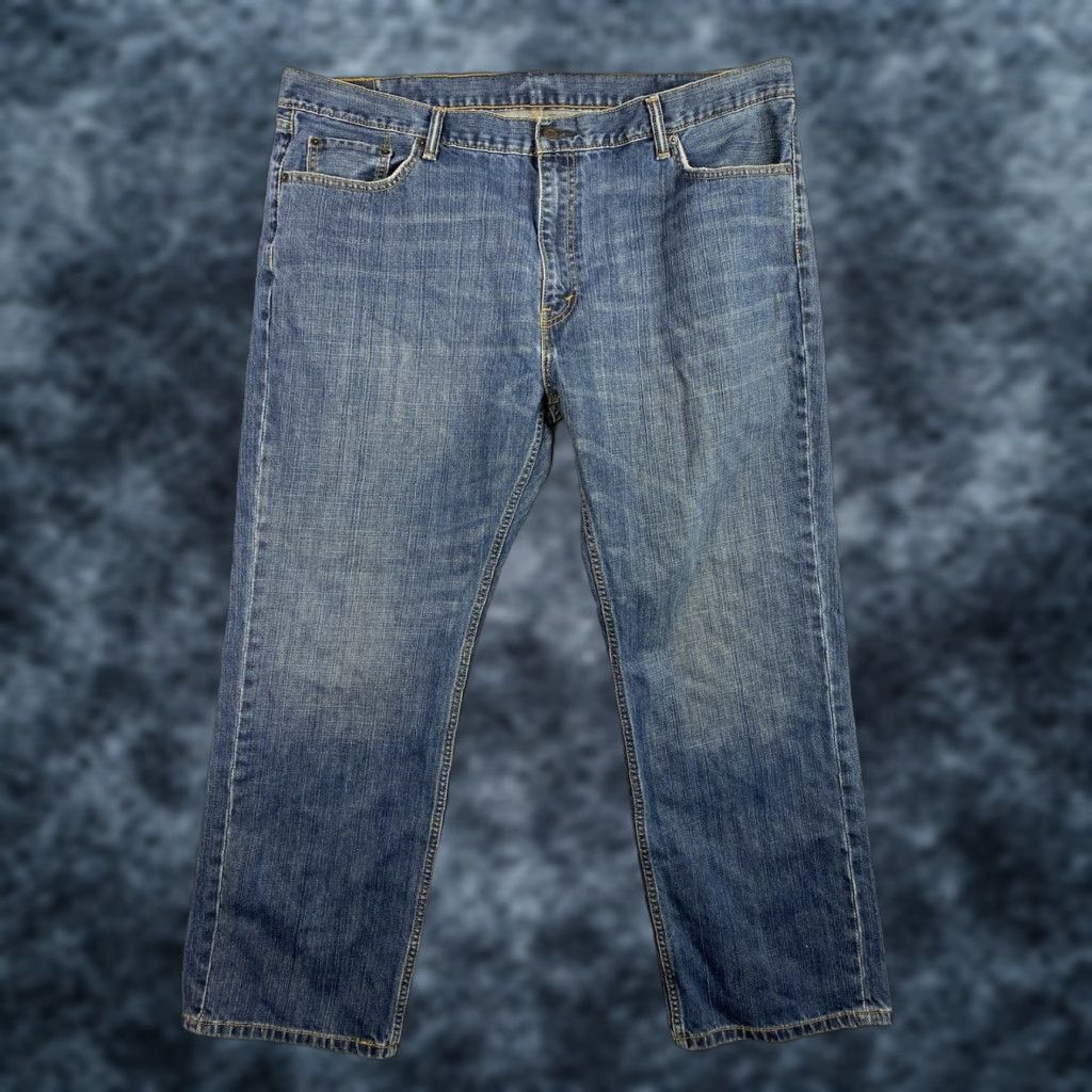 Levi's Levi's 559 Jeans Mens 44x30 Blue Denim Straight Fit Distressed Vintage No Size US 44 / EU 60 - 1 Thumbnail