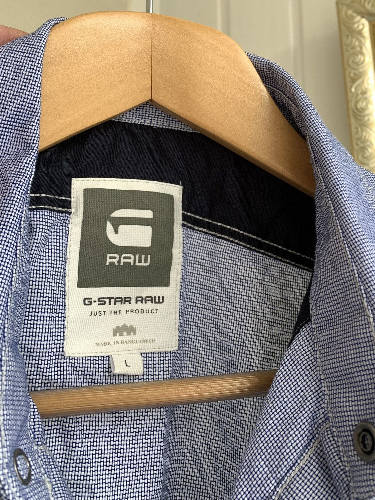 G-Star G-STAR RAW Long Sleeve Crotch Button Shirt Mens Size M-L Size US L / EU 52-54 / 3 - 8 Thumbnail