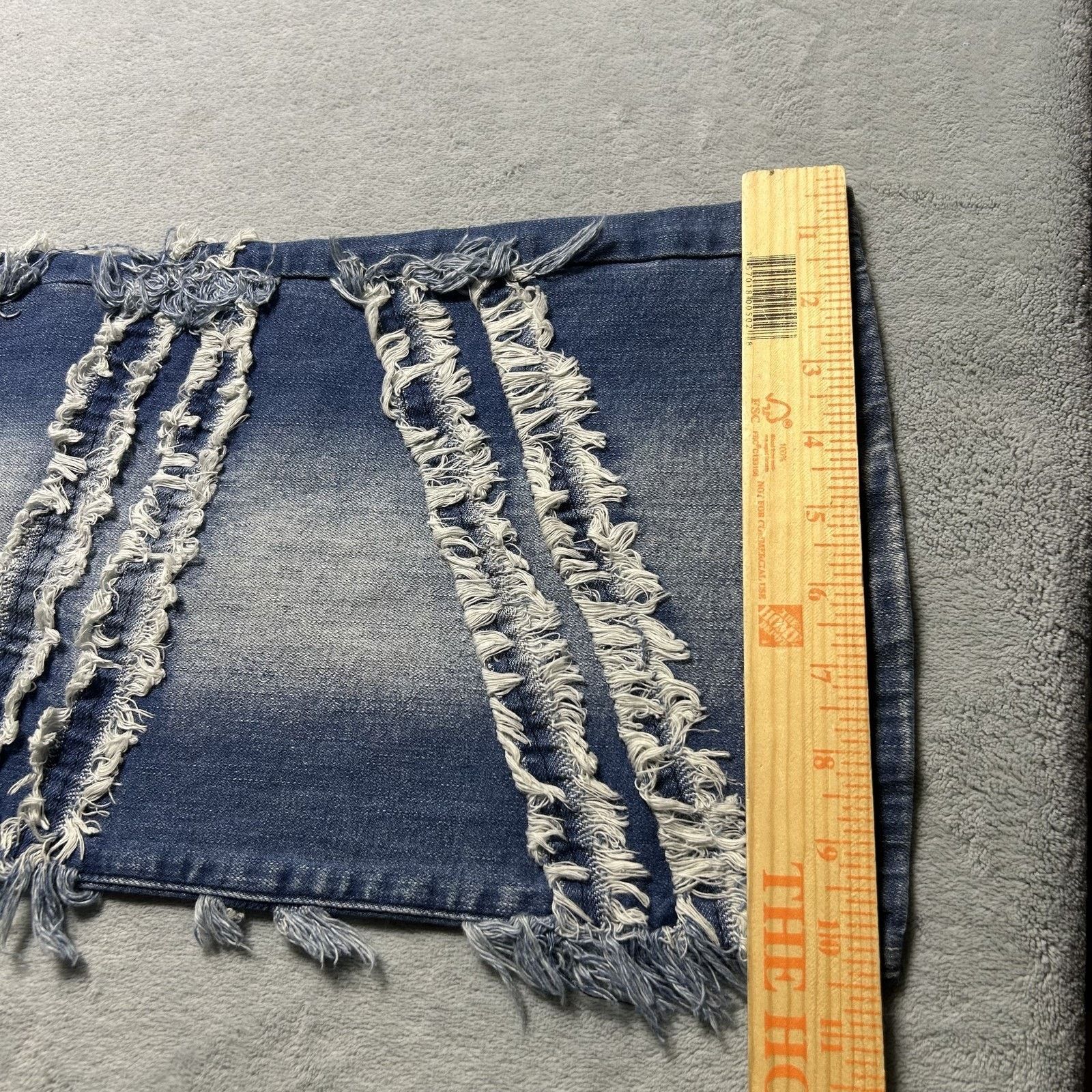 Rockstar Games Patchwork Beyond Baggy Stacked Jeans sz 15 32x33 Hamilton Size 32" / US 10 / IT 46 - 14 Thumbnail