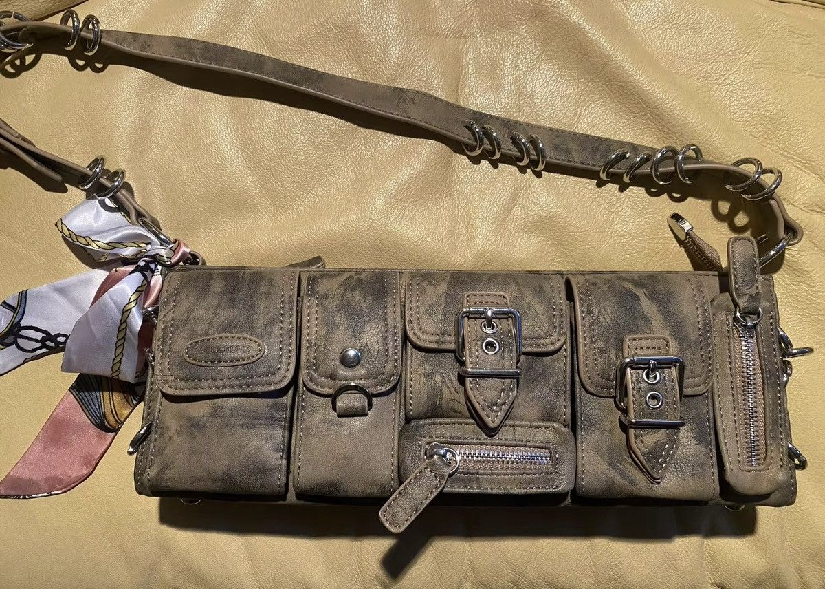 Japanese Brand Women Half-moon Leather Hasp Shoulder Crossbody Bag Size ONE SIZE - 10 Thumbnail