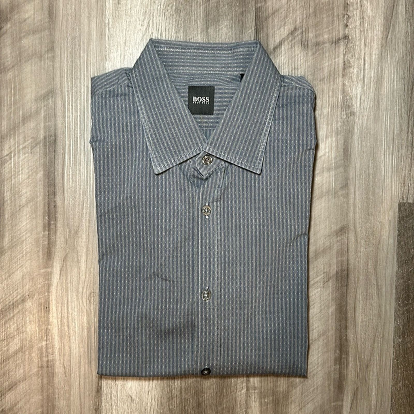Hugo Boss Boss Hugo Boss Long Sleeve Button Down - XL Size US XL / EU 56 / 4 - 1 Thumbnail