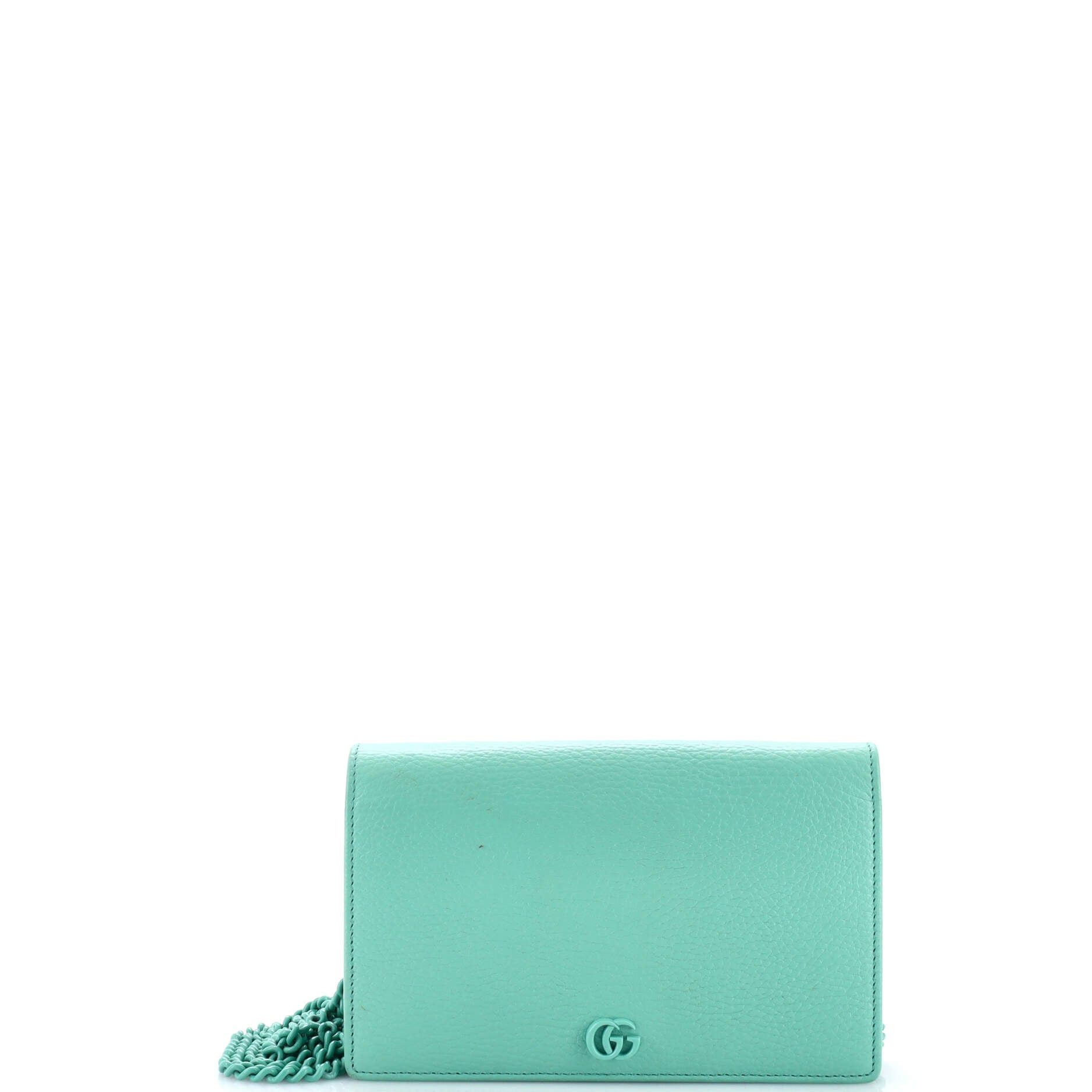 Gucci Petite GG Marmont Chain Wallet Size ONE SIZE - 1 Thumbnail