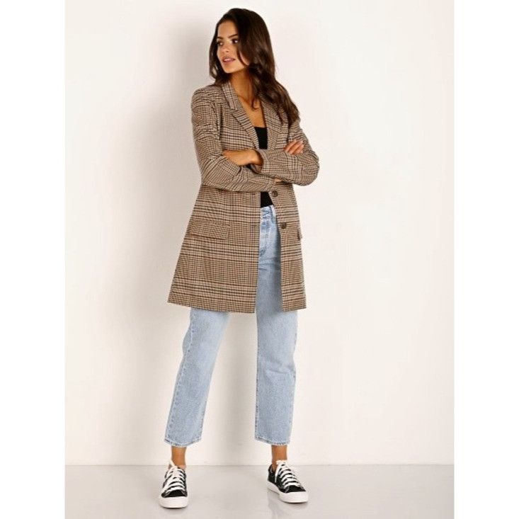 BB Dakota BB Dakota Check This Out Jacket Brown Size M / US 6-8 / IT 42-44 - 1 Thumbnail