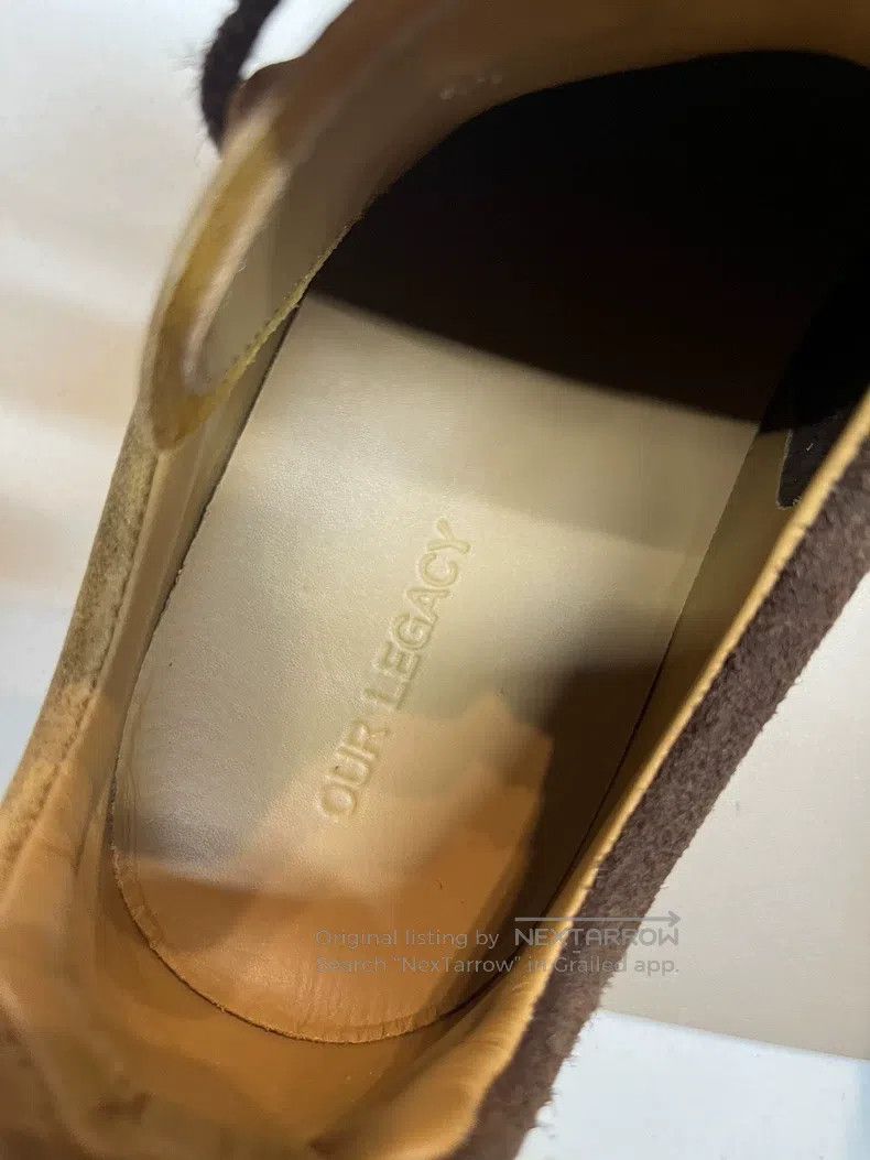 Our Legacy Our Legacy Leather suede low casual shoes Size US 8 / EU 41 - 6 Thumbnail