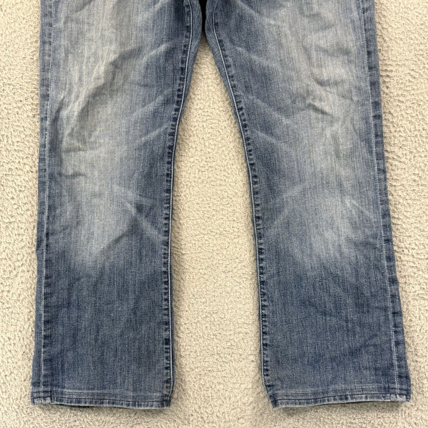 7 For All Mankind 7 For All Mankind Jeans Bootcut Mens 34x31 Blue Denim Stretch 5-Pocket City USA Size US 34 / EU 50 - 2 Thumbnail