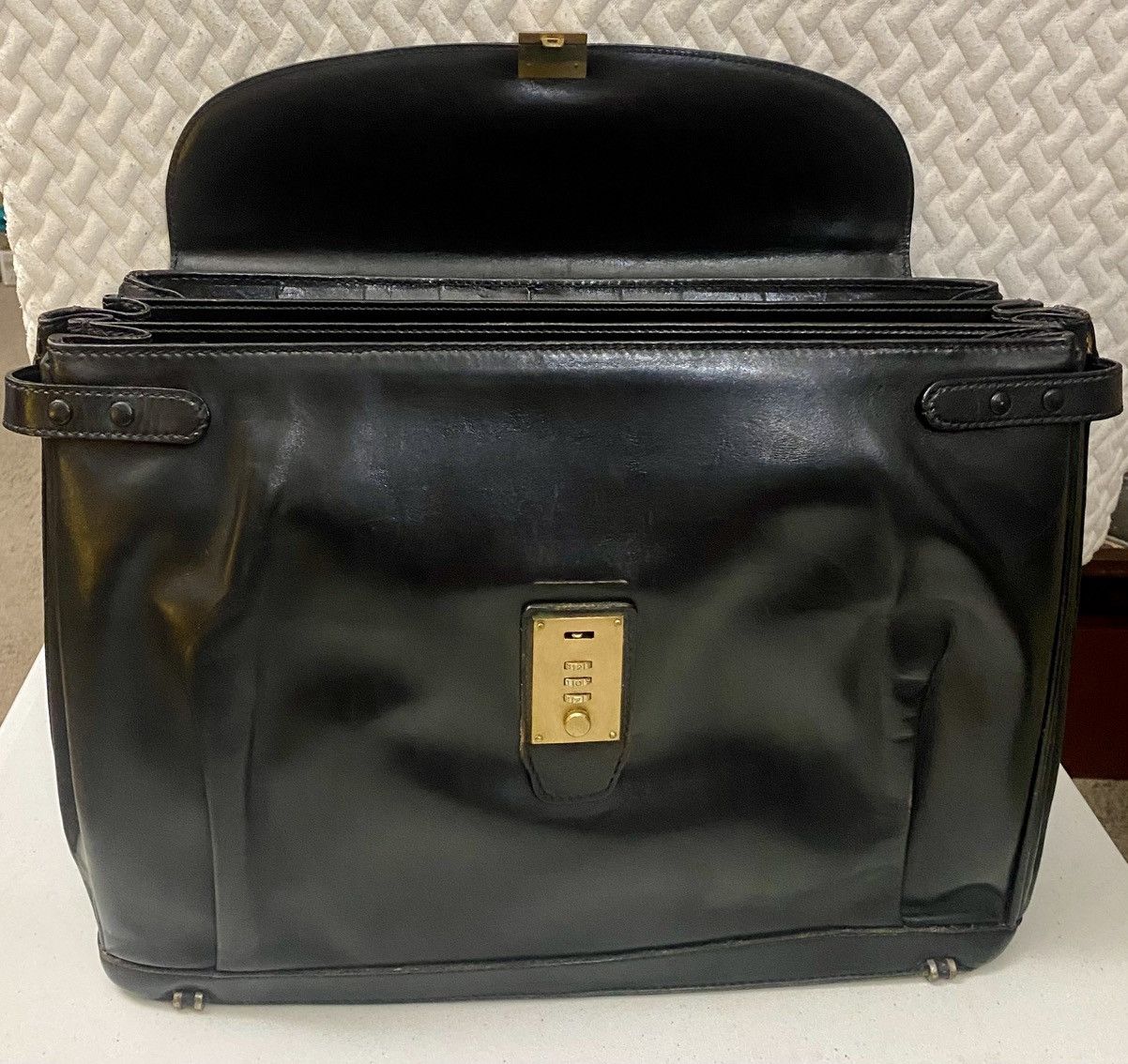 Bally Bally of Switzerland Presidential Black Leather Briefcase Size ONE SIZE - 18 Thumbnail