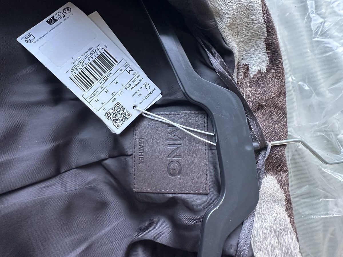 Mango Cow 100% leather jacket Size M / US 6-8 / IT 42-44 - 8 Thumbnail